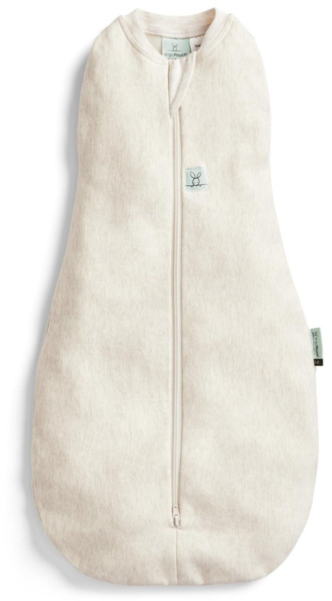 Ergopouch Inbakerslaapzak Cocoon Oatmeal Marle - Tog 1.0 - 0-3 maand