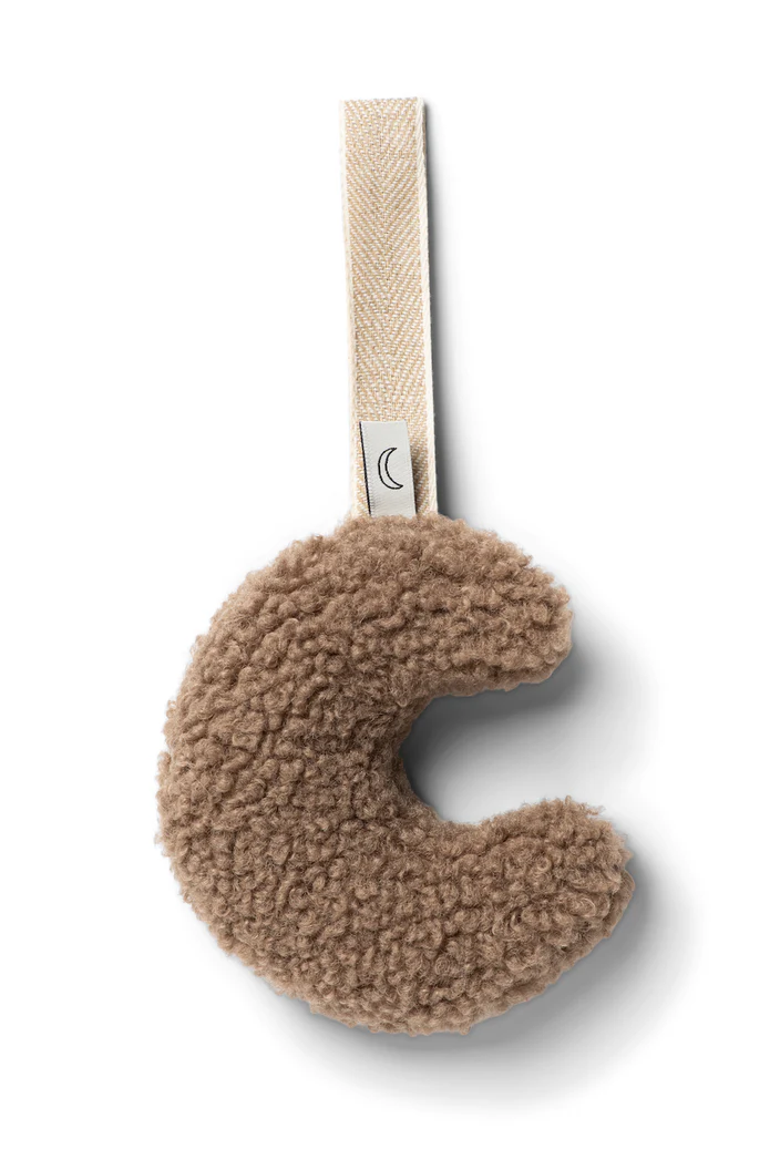 Dappermaentje Fopspeenhouder Maan Teddy Brown