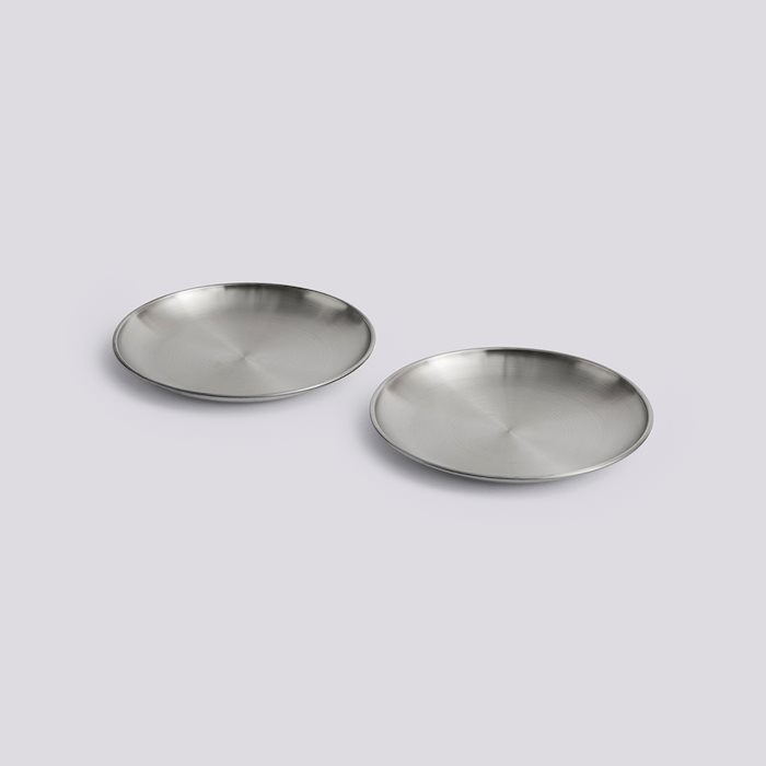 HAY Bord Outdoor Rvs - 2 stuks