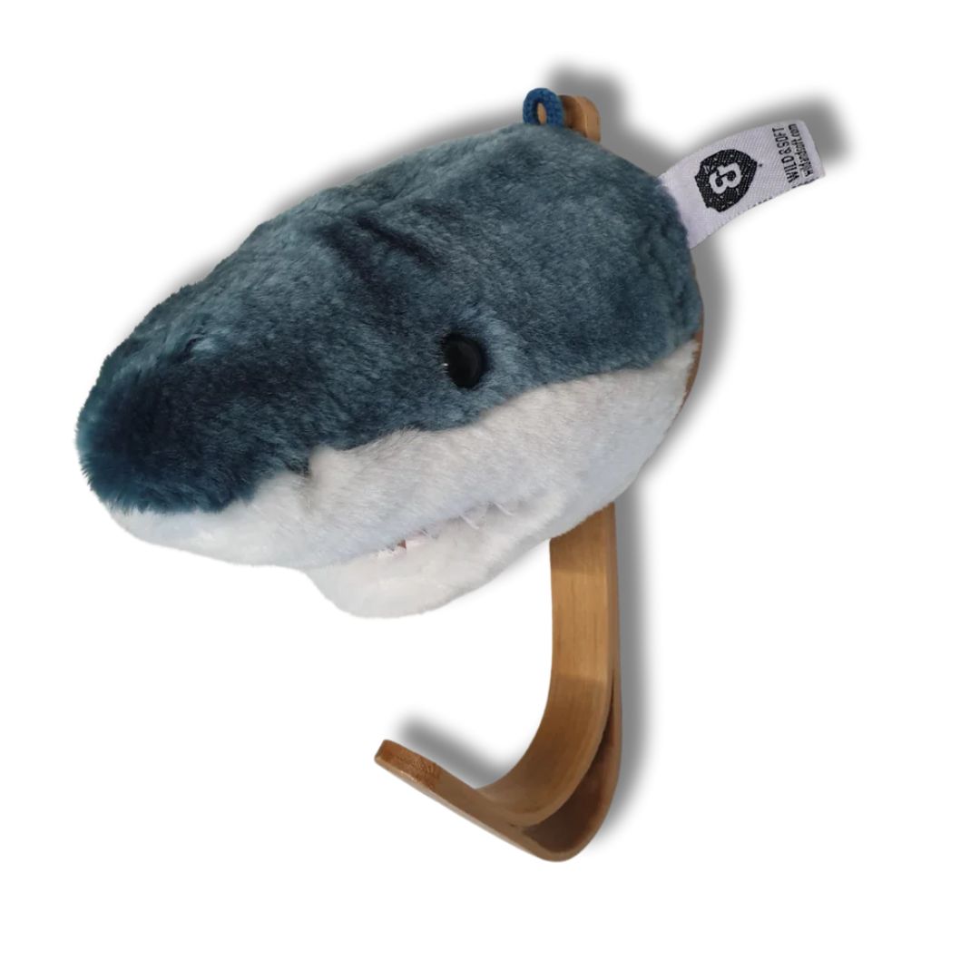 Wild & Soft Kapstok Dierenkop Haai