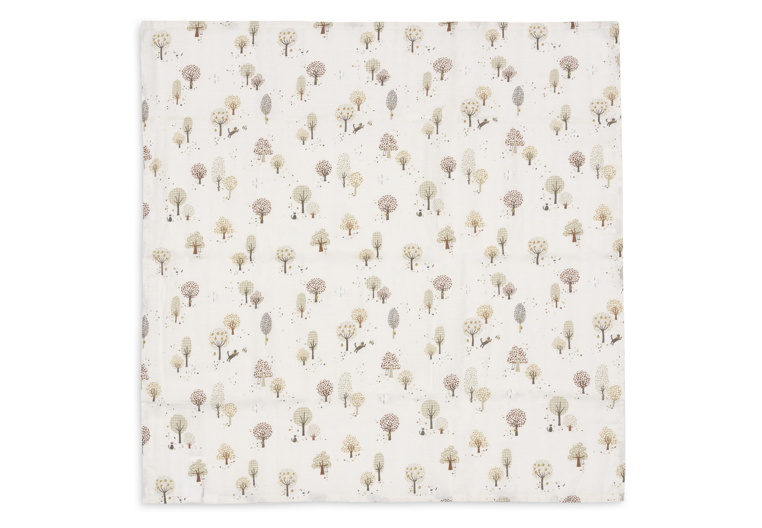 Jollein Tetradoek Small Tiny Park 70x70 cm - 3 Stuks