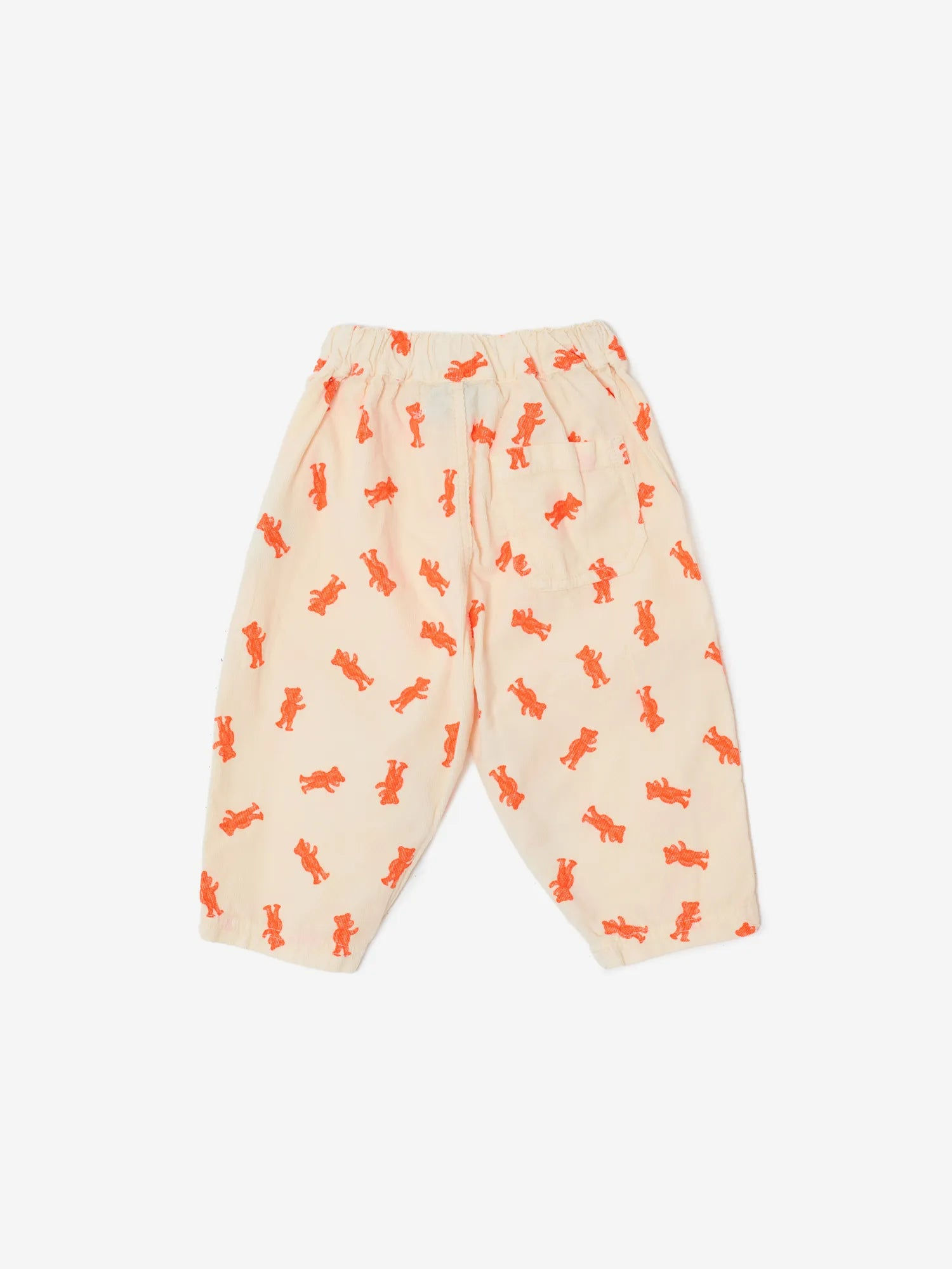 Bobo Choses Baby Broek Softpaw Denim Monster All Over Light Pink