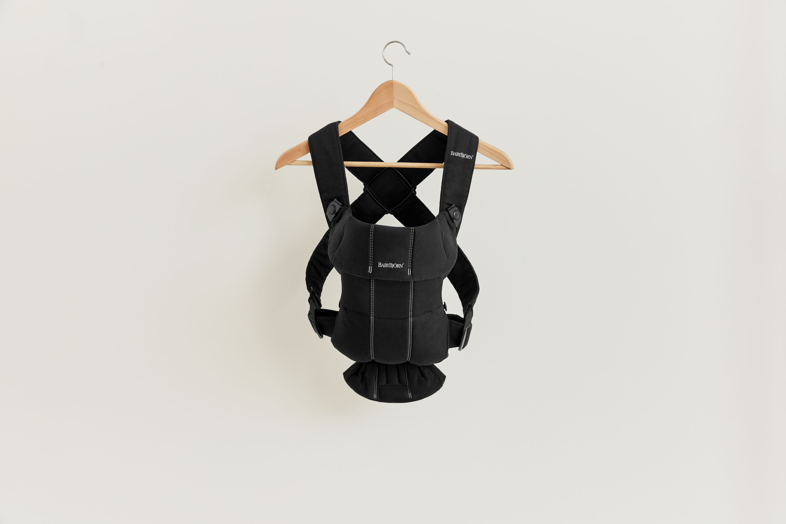 BabyBjorn Draagzak Mini Cotton Zwart