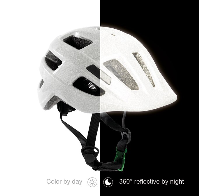 Swivvle Spica Fietshelm Kids Ivory white