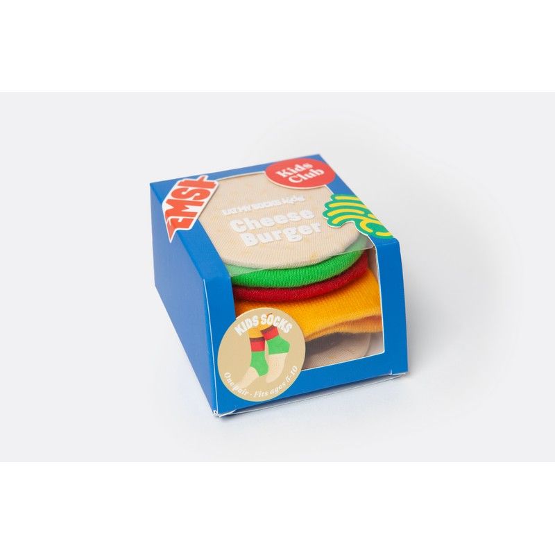 Eat My Socks Sokken Kids Cheeseburger - One Size