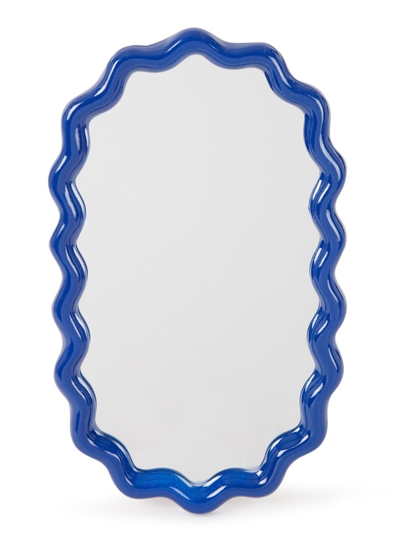 Klevering / spiegel / zigzag blue