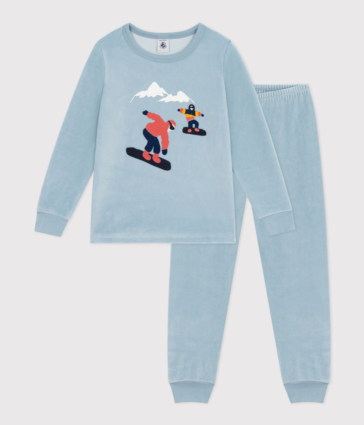 Petit Bateau / fluwelen pyjama / enneige