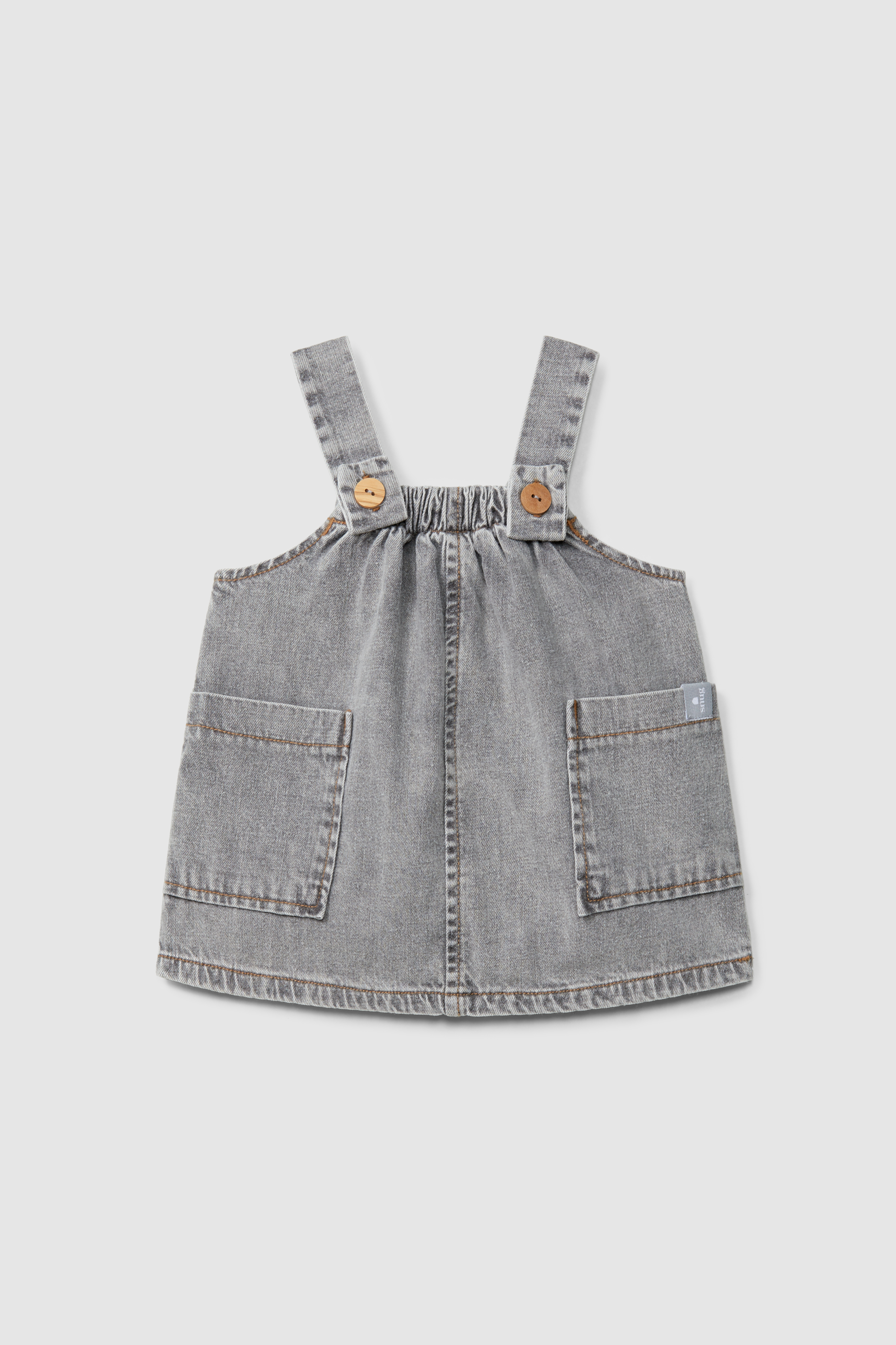 Snug Baby Kleedje Jeans Pinafore Grey