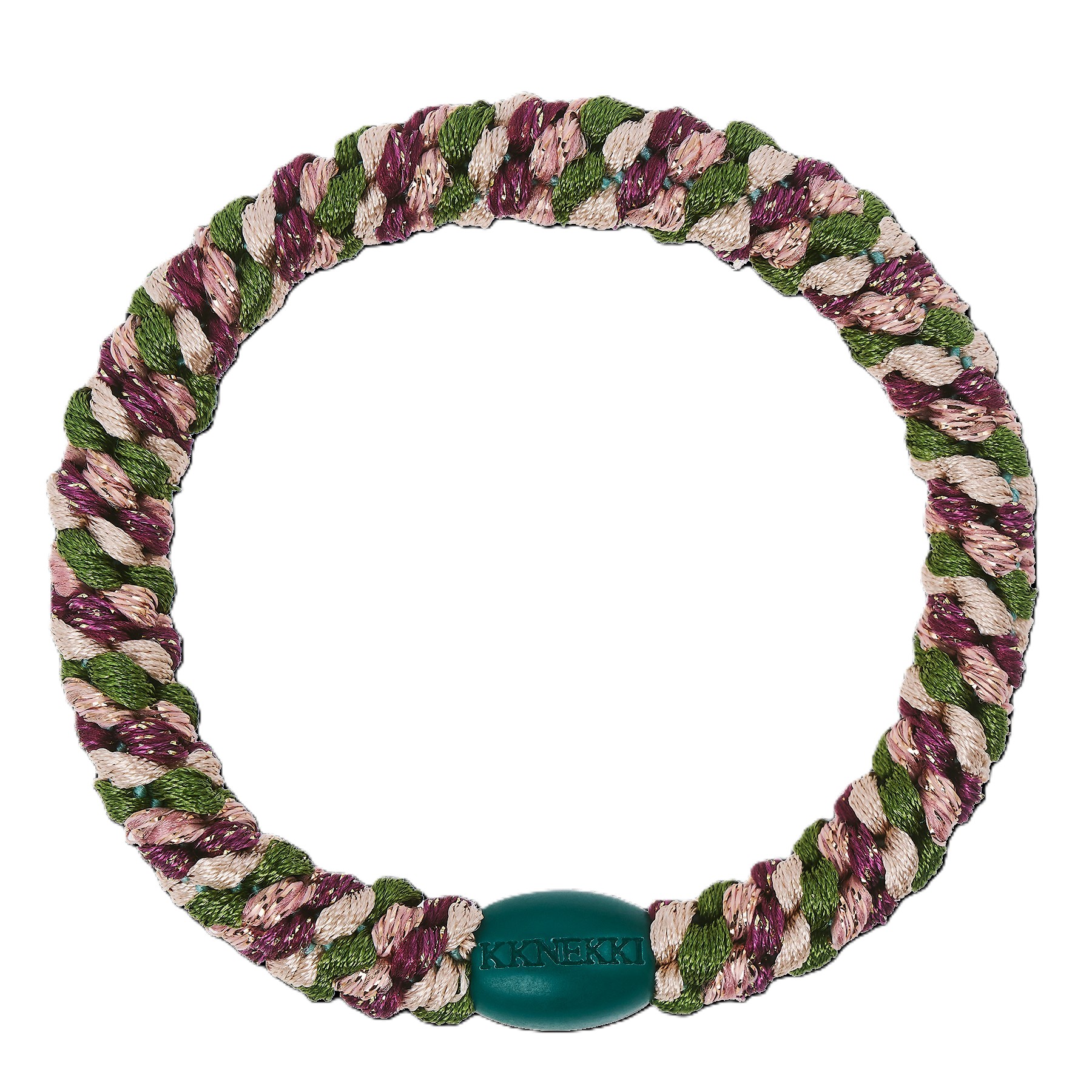 KKNEKKI Haarelastiek Mix Army-Grape