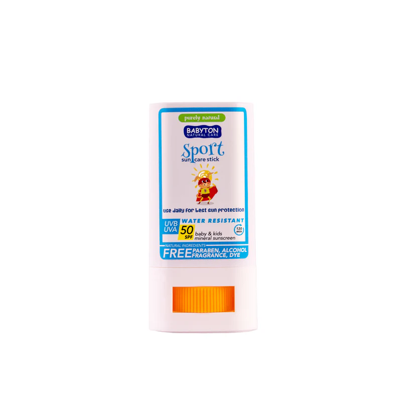 Babyton Zonnecrème Stick Natuurlijk-Mineraal SPF50 - 20 g