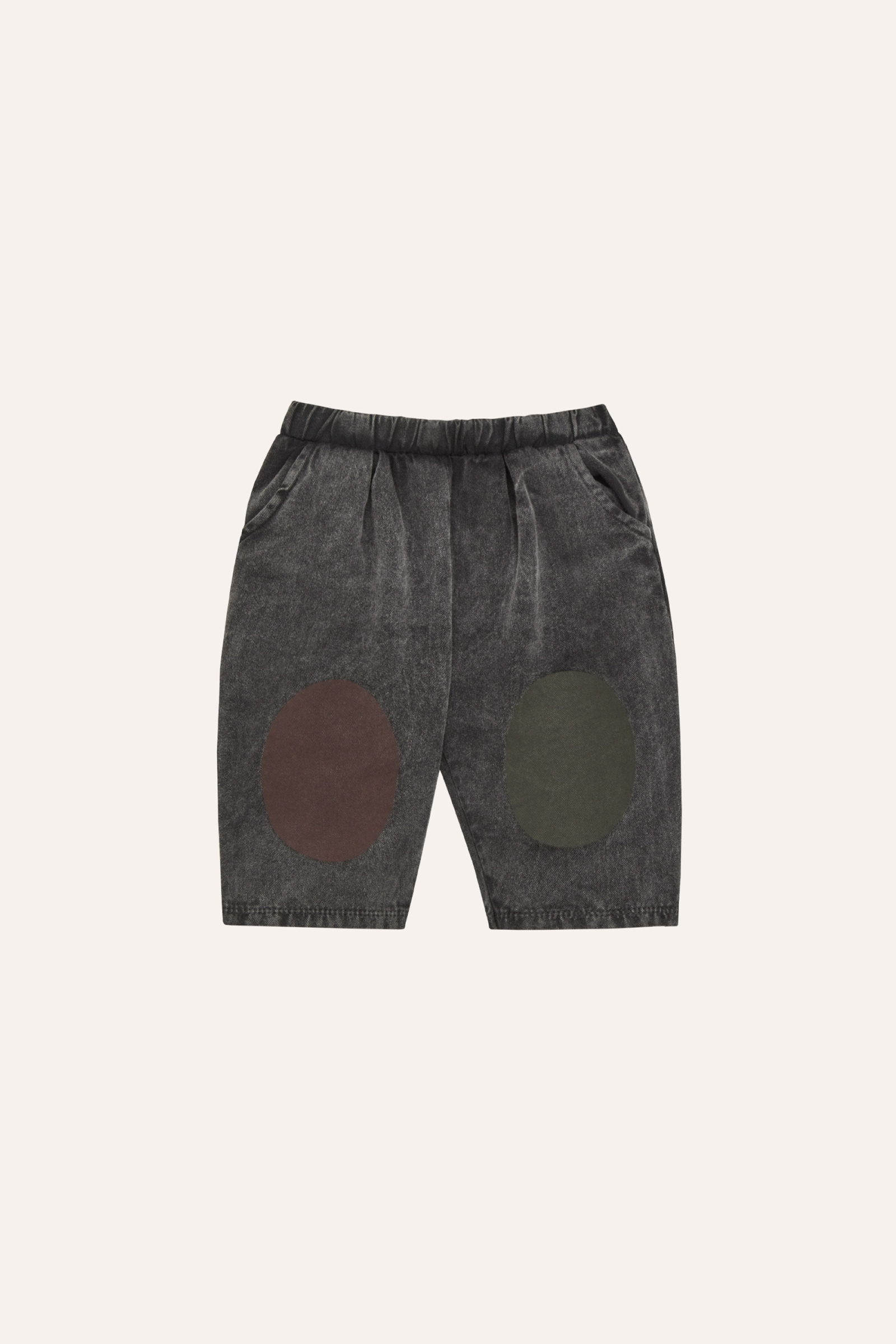 The Campamento Baby Broek Bicolor Patches Grijs