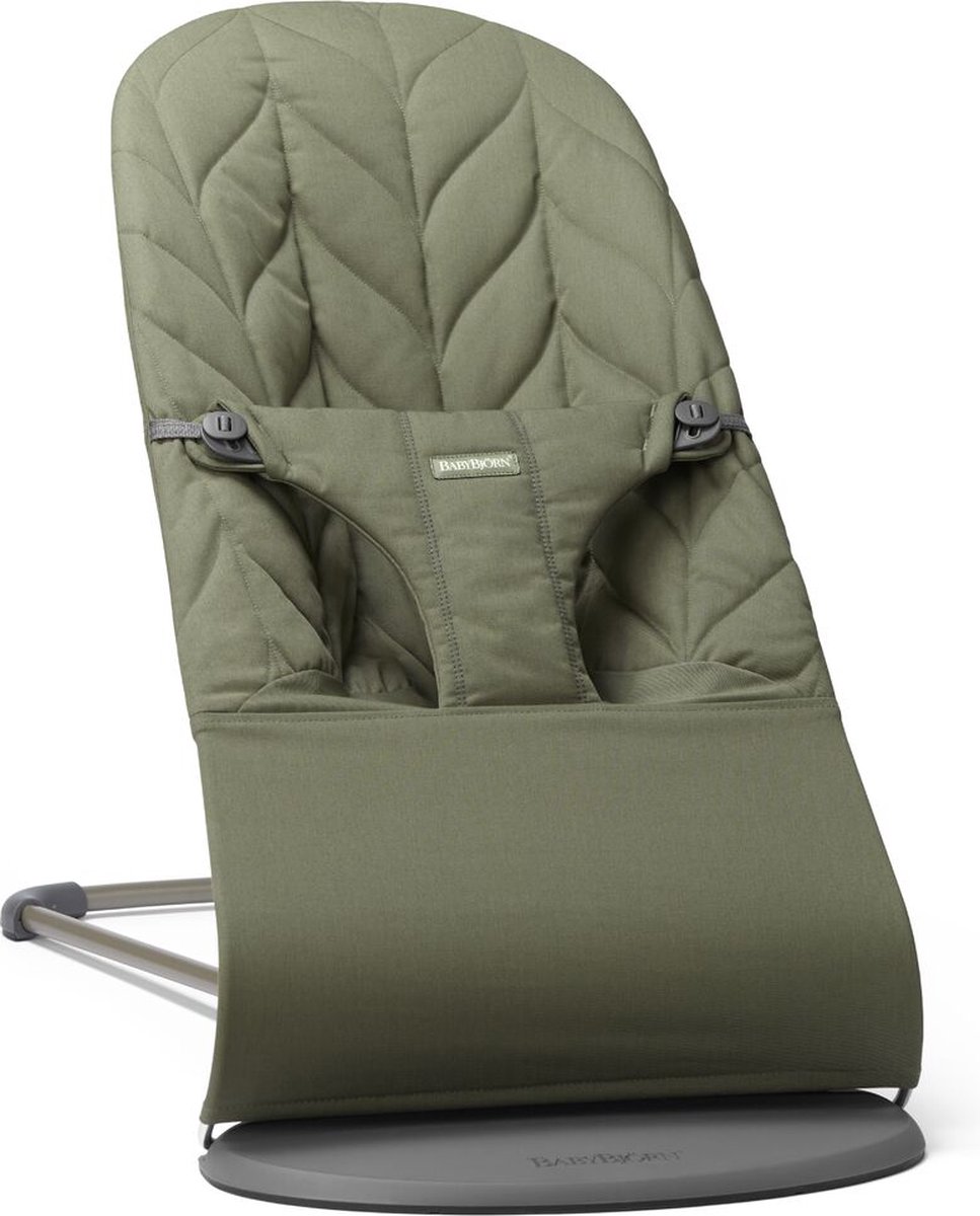 BabyBjorn Relax Bliss Geweven Quilt Kroonblad Donkergroen