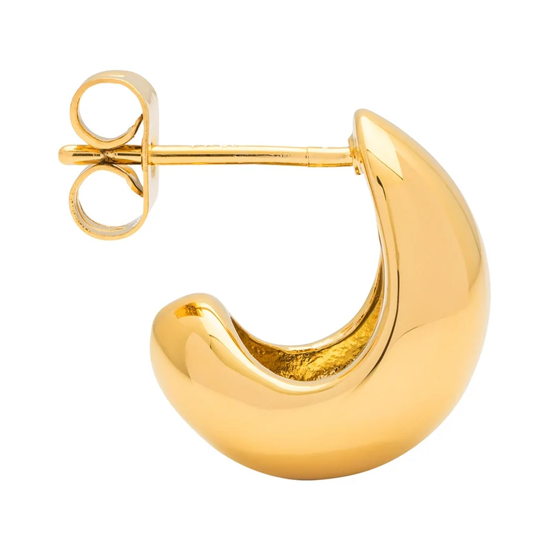 Lulu Copenhagen Oorring Chunky Drop Hoops Drop - 2 stuks