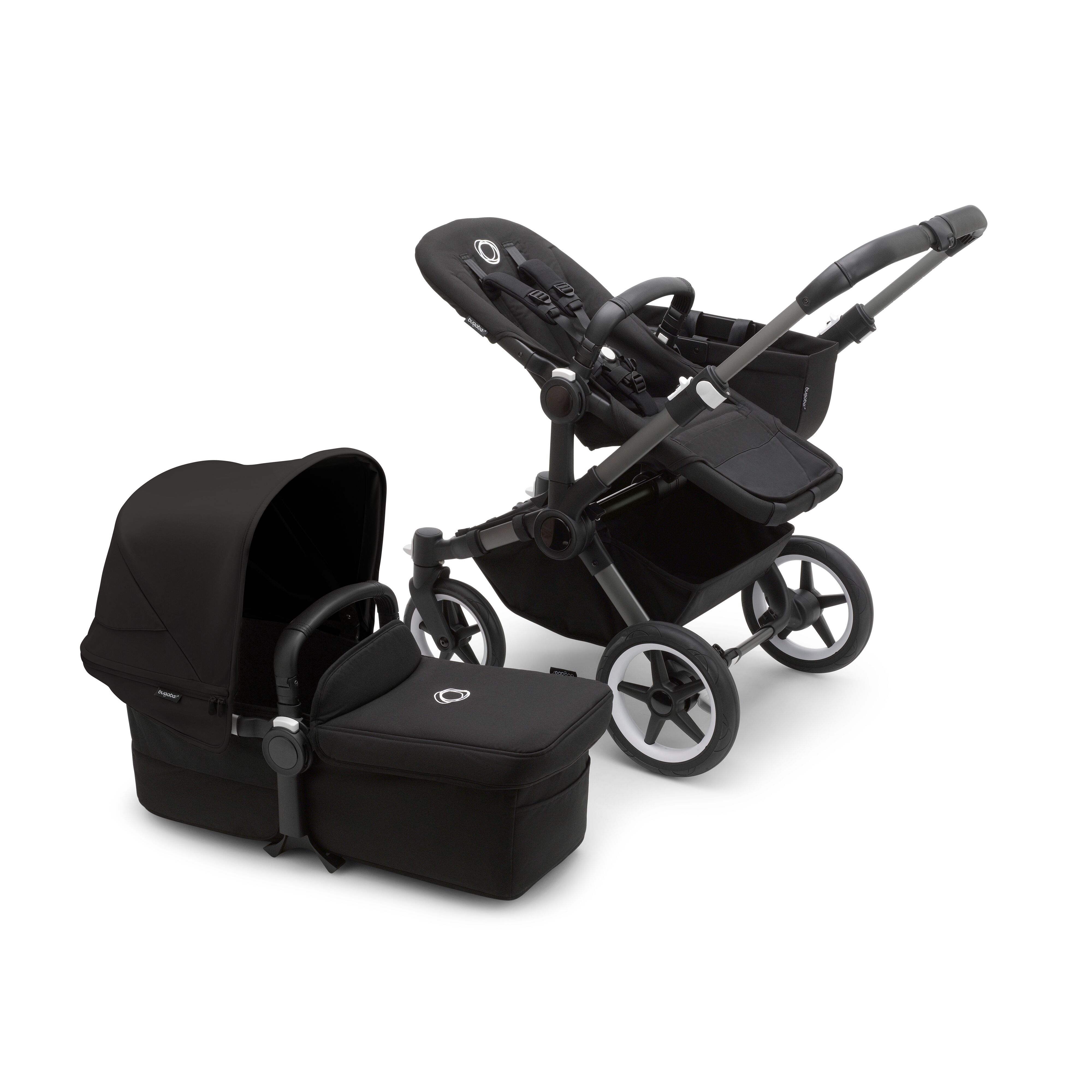Bugaboo Kinderwagen Donkey 5 Mono Black-Midnight Black