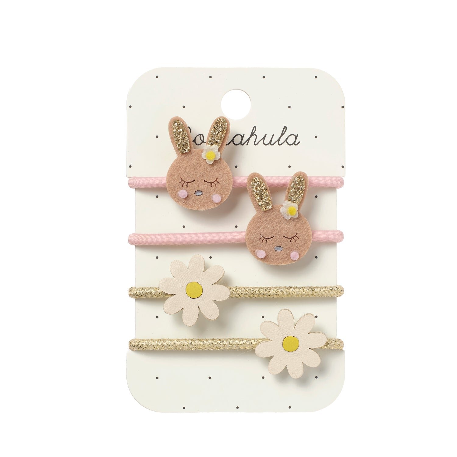 Rockahula Haarspeld Bunny and Daisy Ponies - 4 stuks