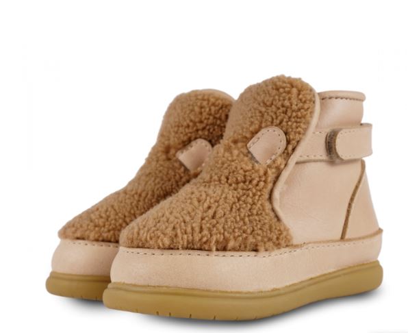 Donsje Schoen Roumi Teddy Bear Light Maple Curly Faux Fur