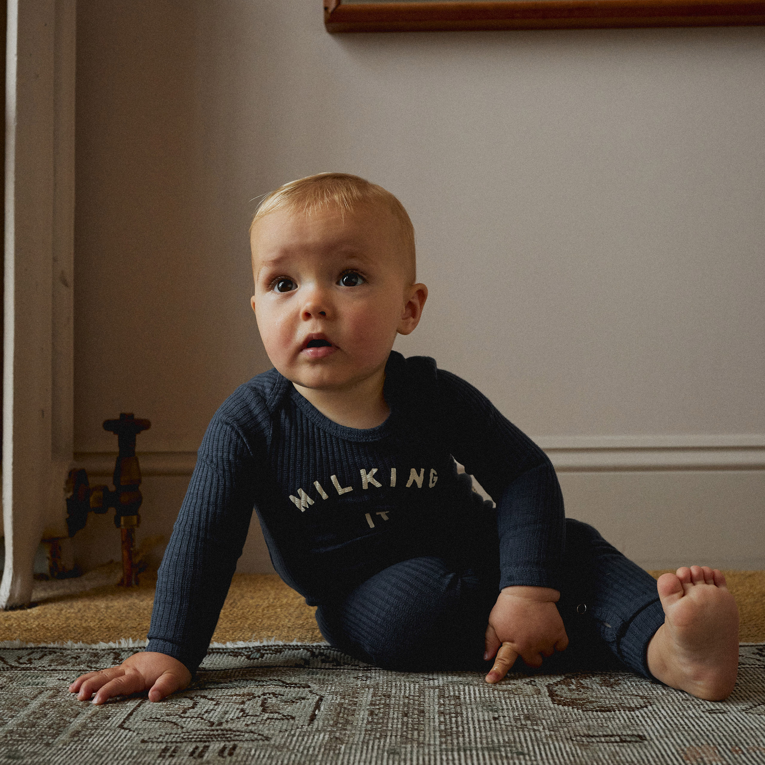 Claude & Co Onesie Milking It ® Navy