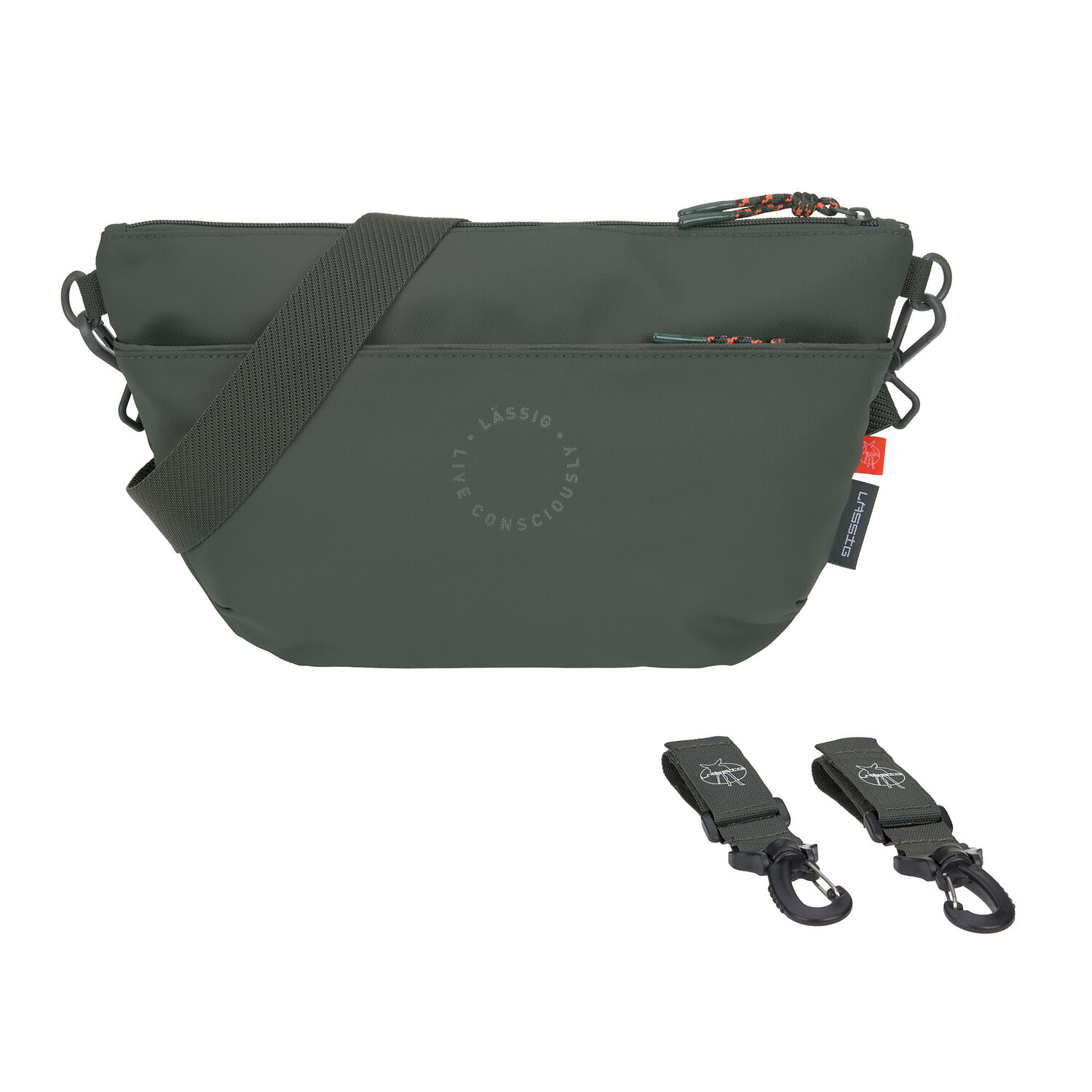 Lässig Heuptas Buggy Dark Olive 36x13x19 cm