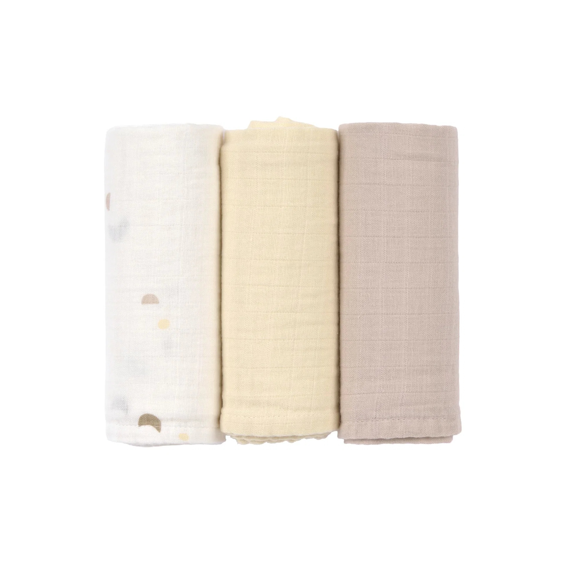 Lässig Tetradoek Cozy Loved Ones Pastel Yellow 60x60 cm - 3 stuks