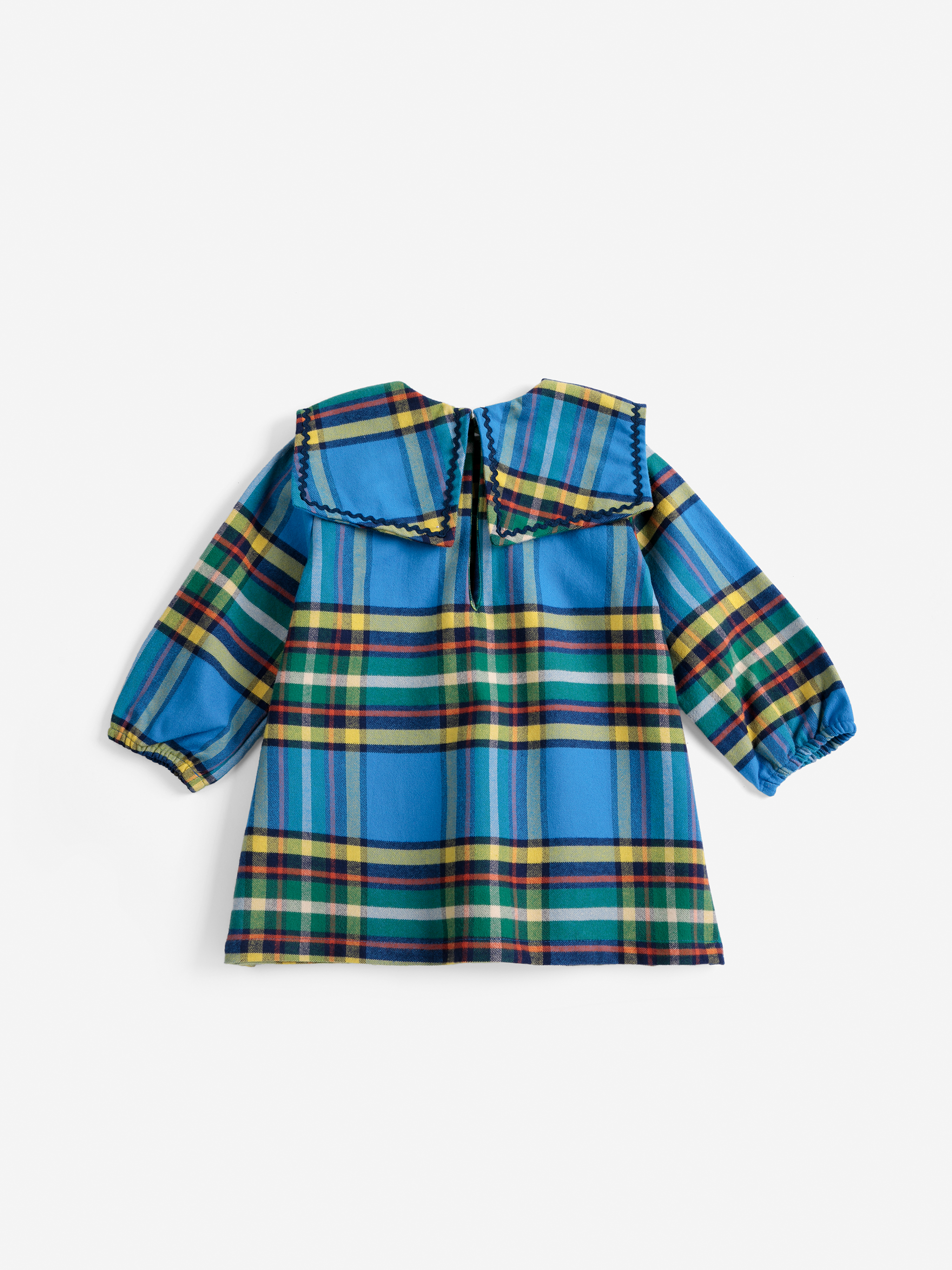 Bobo Choses Baby Kleed Woven Plaid All Over