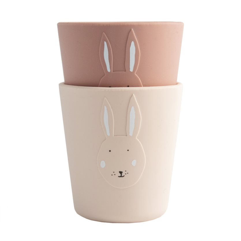 Trixie Beker Silicone Mrs. Rabbit - 2 stuks