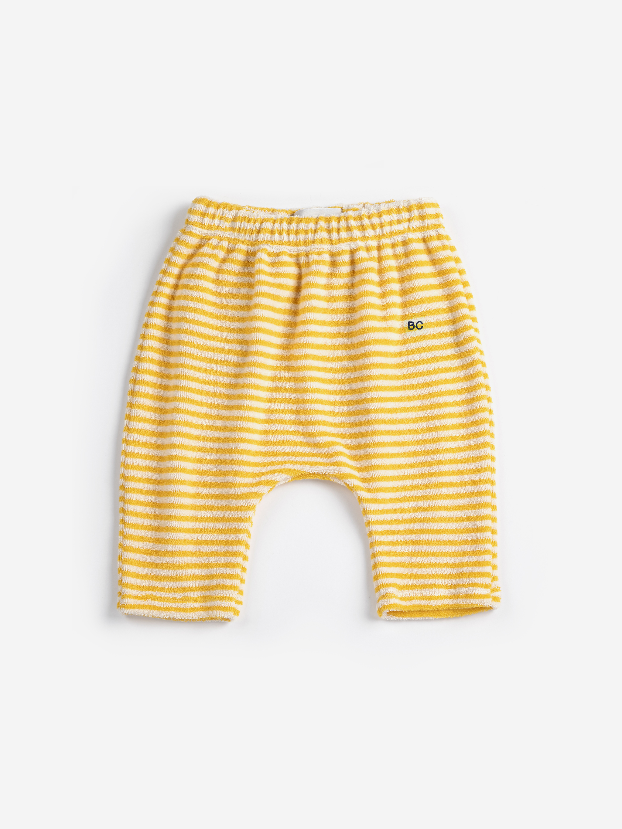 Bobo Choses Baby Broek Wol Yellow Stripes