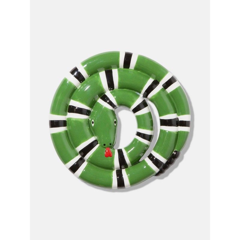 Doiy Potonderzetter Snake Green 14x12 cm