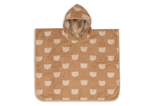Jollein Badponcho Badstof Jacquard Teddy Bear Reversible