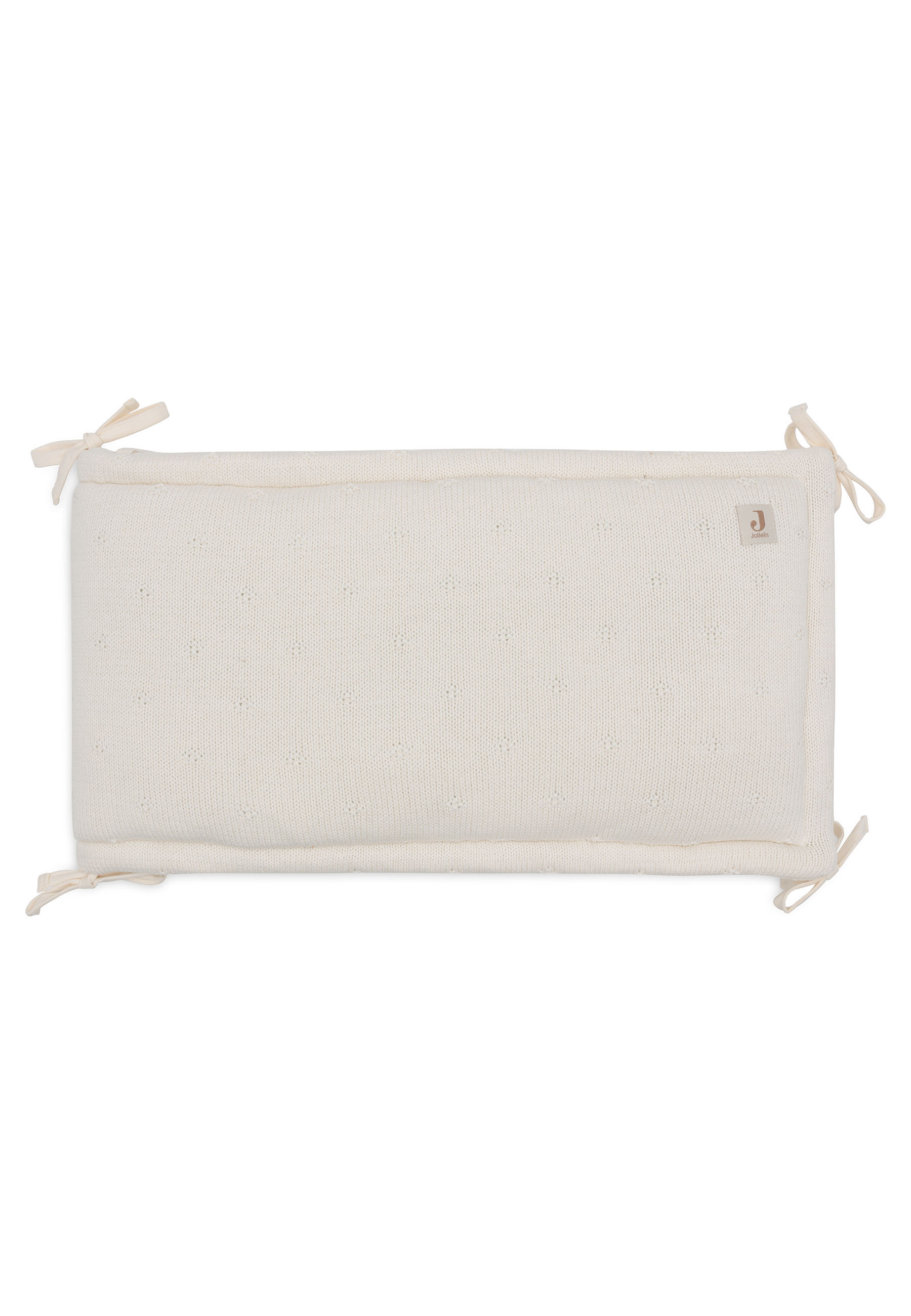 Jollein Bed-Parkomtrek Cosy Knit Ivory 180x30 cm