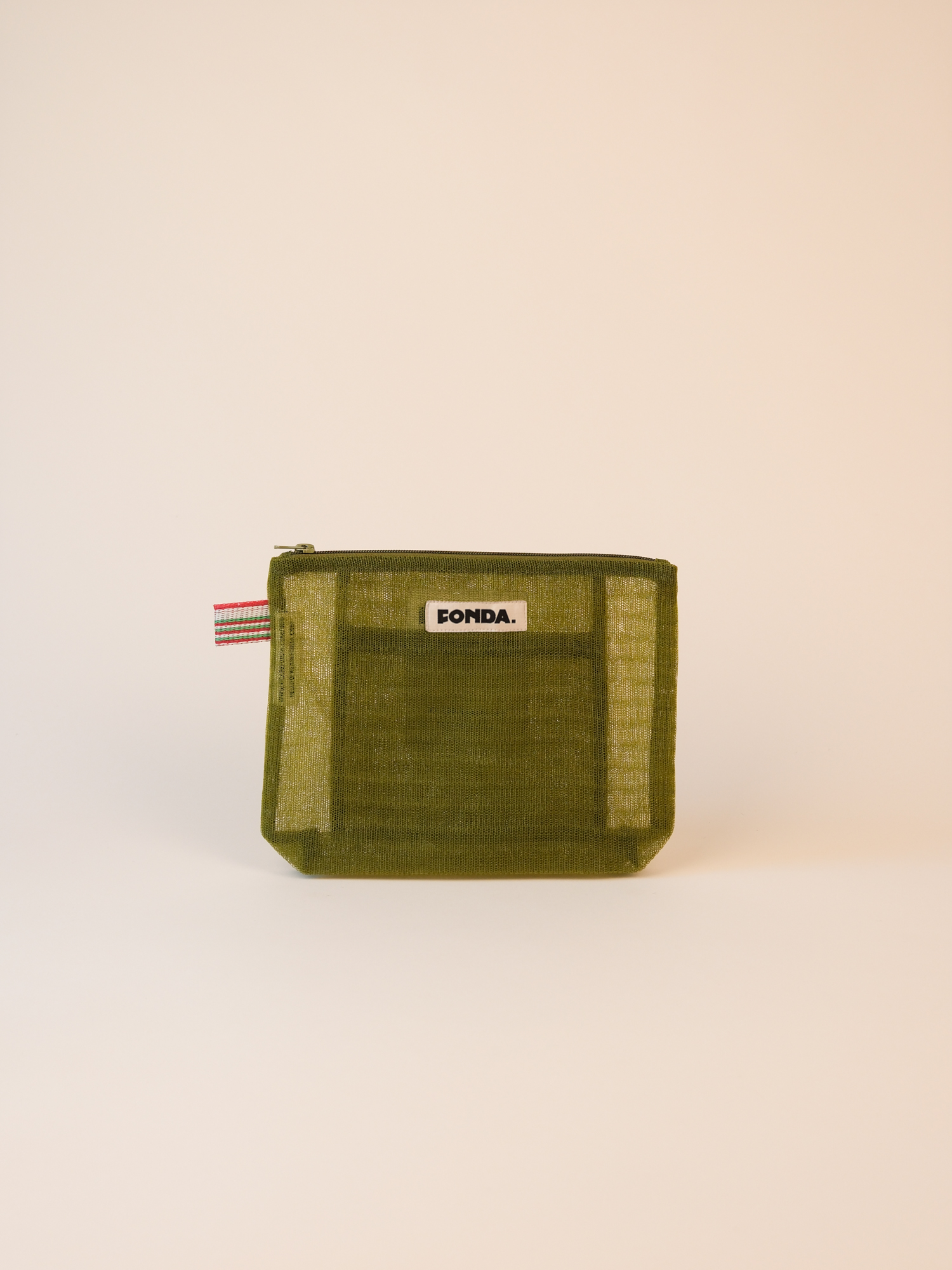 Fonda Etui Middel Solid Groen 6x18x29 cm