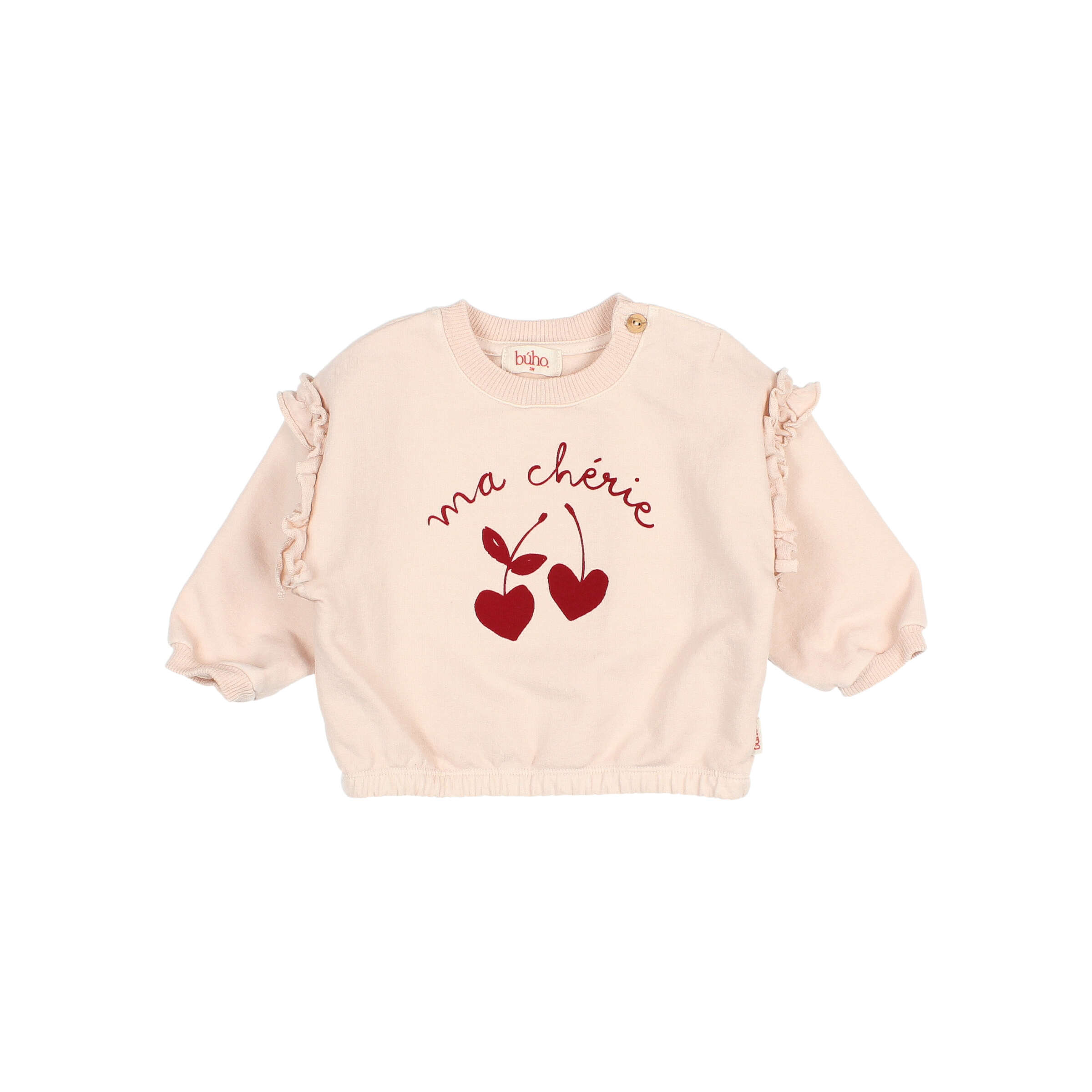 Buho Baby Sweater Chérie Cream Pink