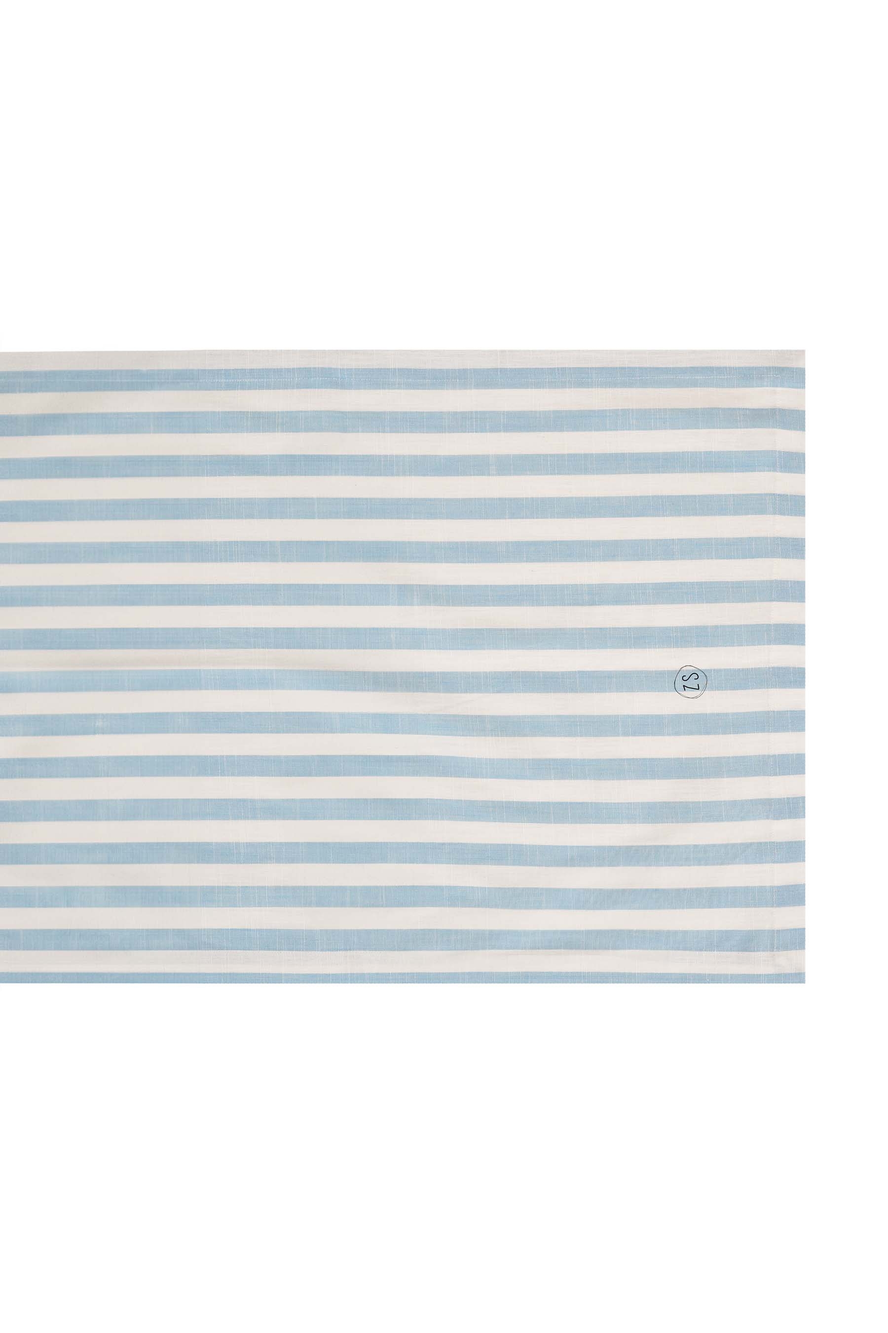 Zusss Tafelloper Blauw-Wit 300x50 cm