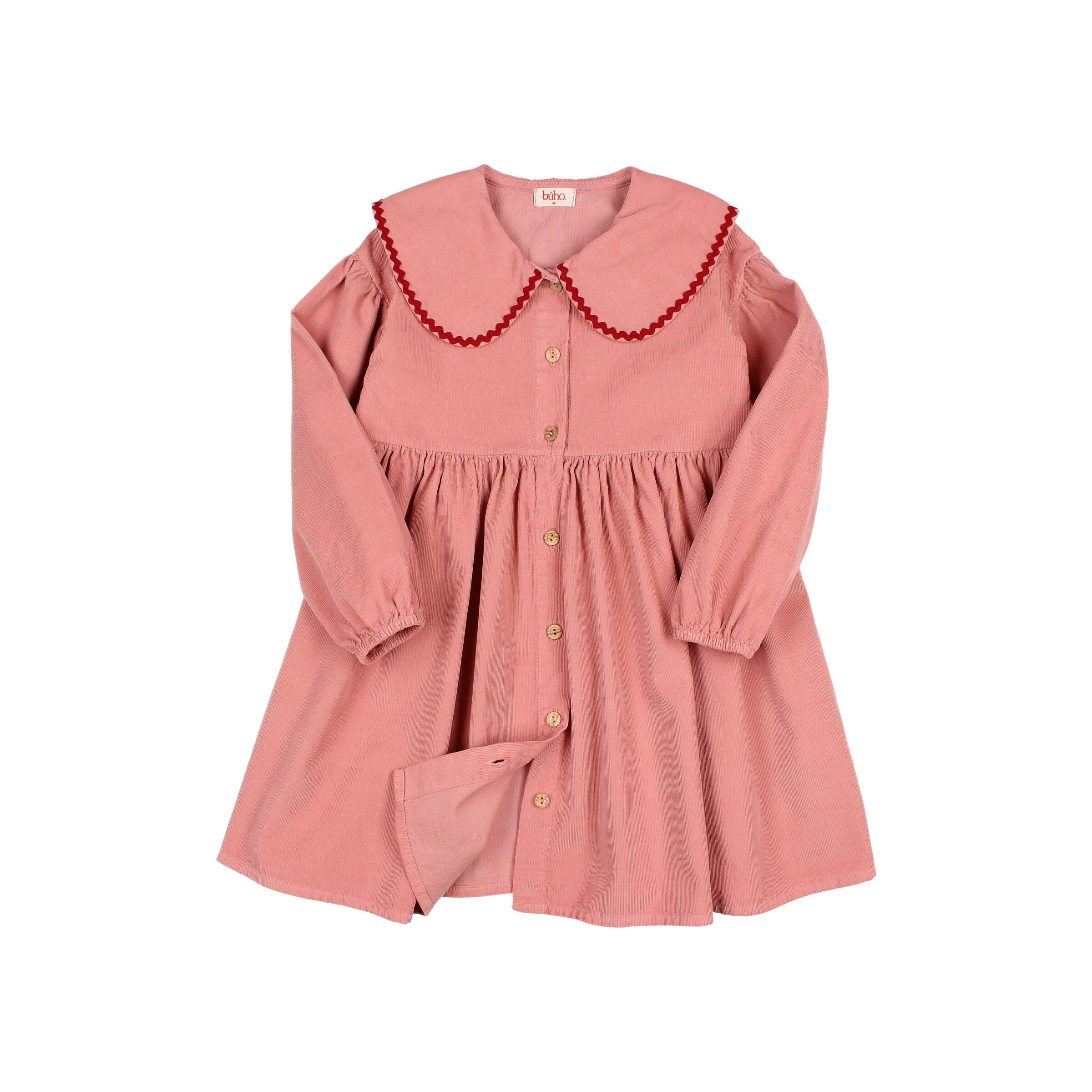 Buho Kids Kleed Soft Velours Peony