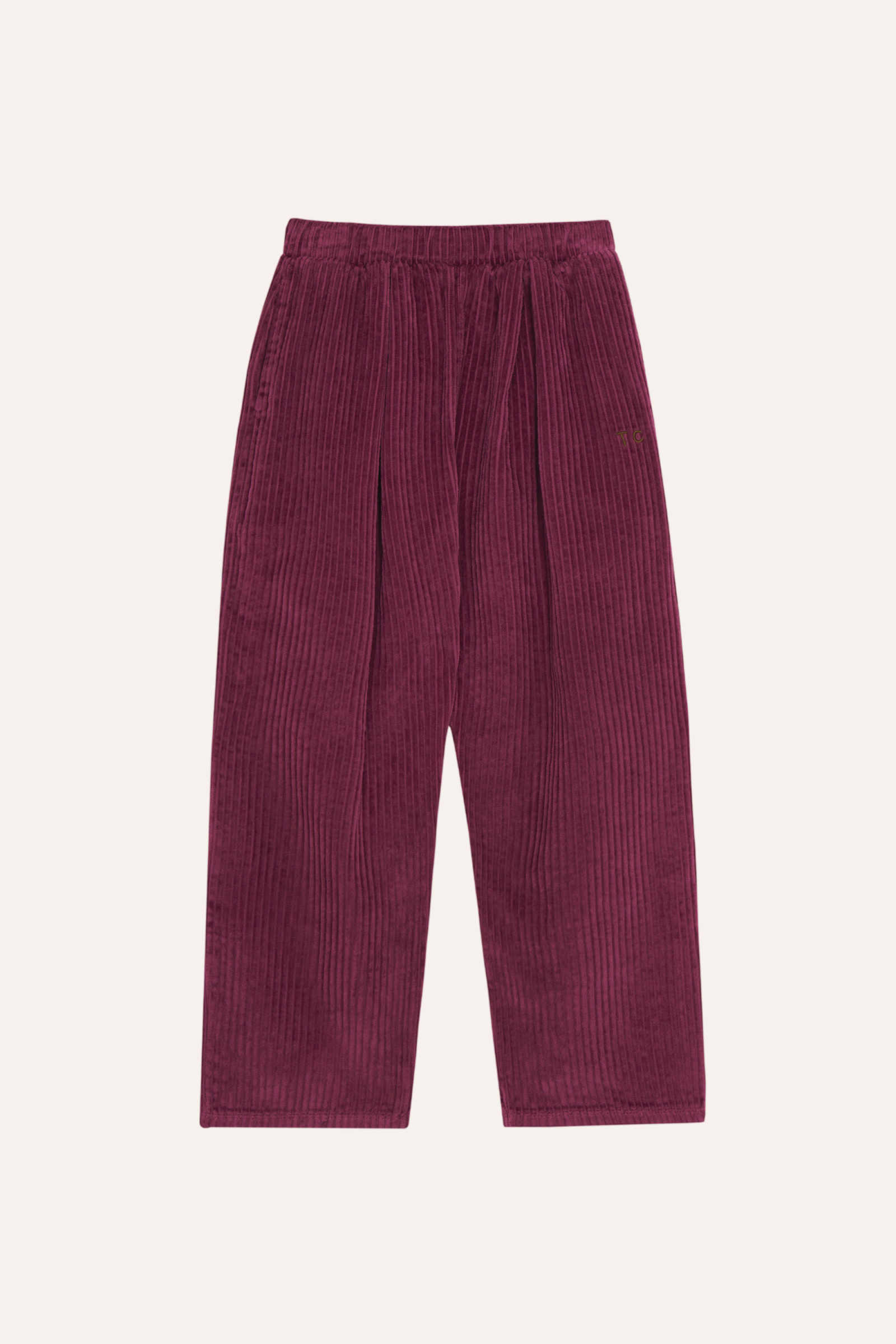 The Campamento Kids Broek Burgundy Corduroy