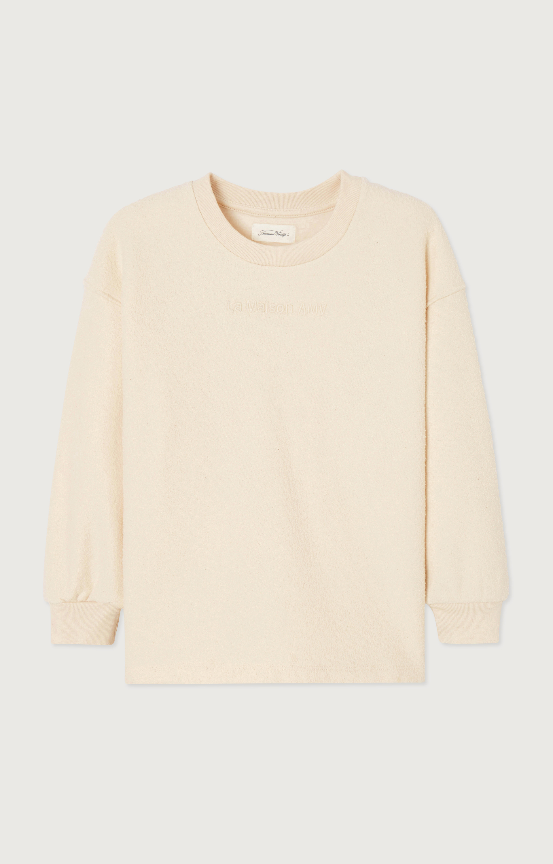 American Vintage Kids Sweater Bobypark Ecru