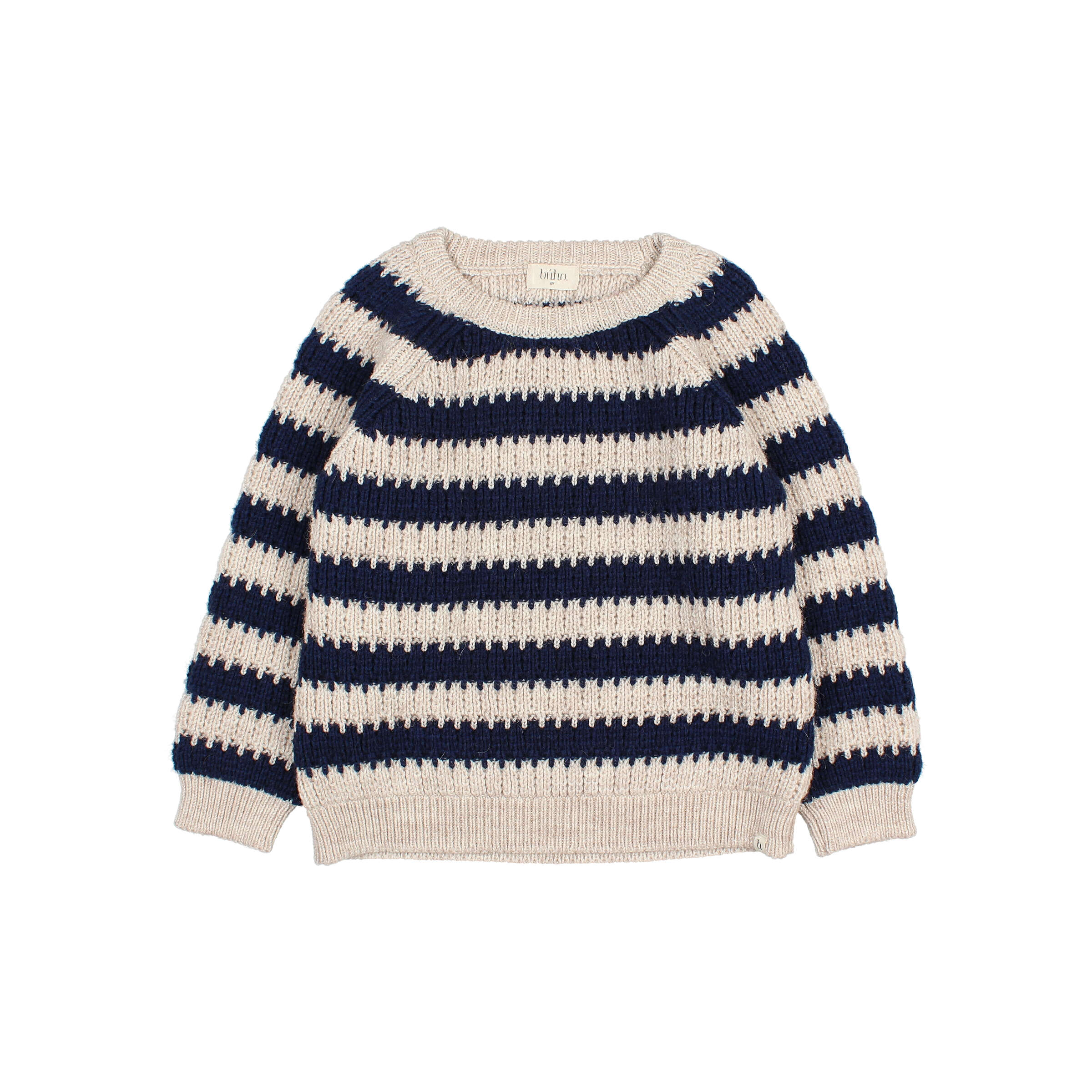 Buho Pull Jumper Stripes Navy