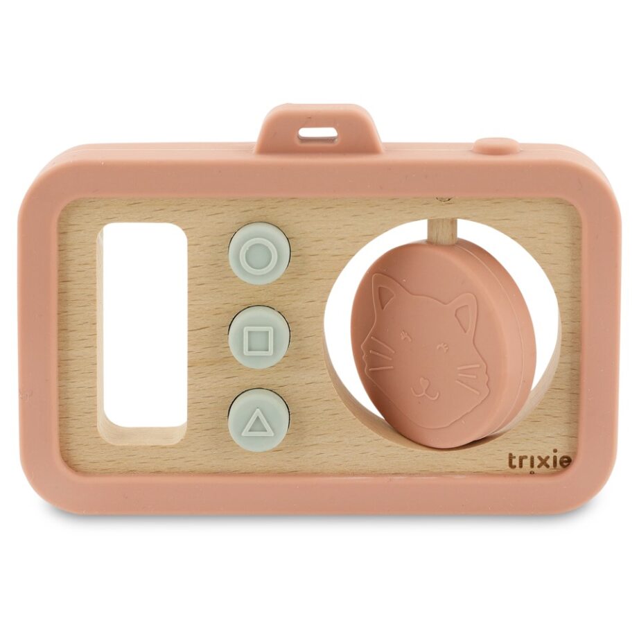 Trixie Baby Camera Hout met siliconen Mrs. Cat