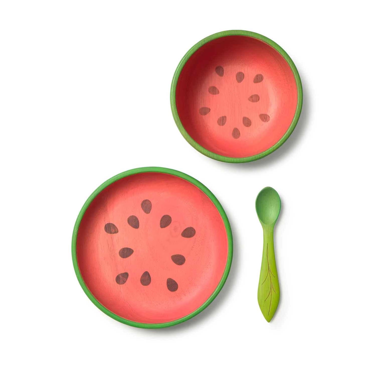 Oli & Carol Eetset Bord - Bowl en Lepel Wally the Watermelon