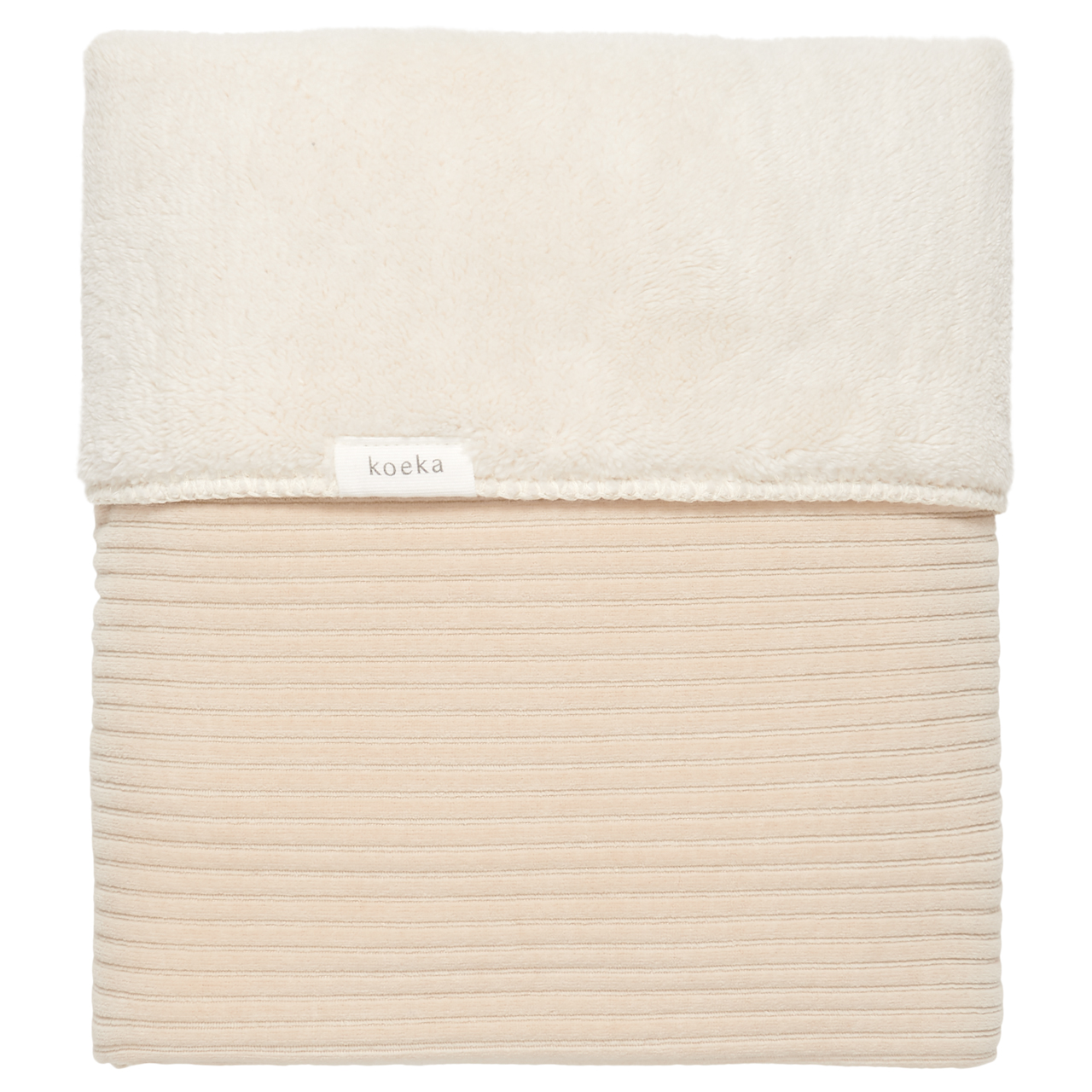 Koeka Deken Vik Bed Velours-Flanel Sand 100x150 cm