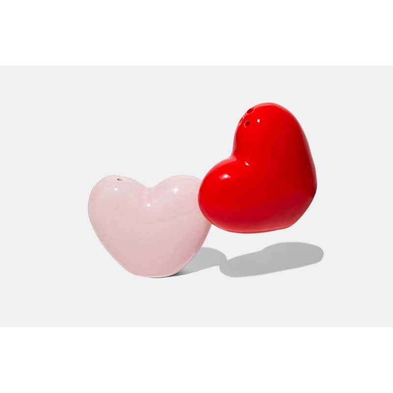 Doiy Peper- & Zoutvat Set Love - 7.7x3x6 cm - Keramiek