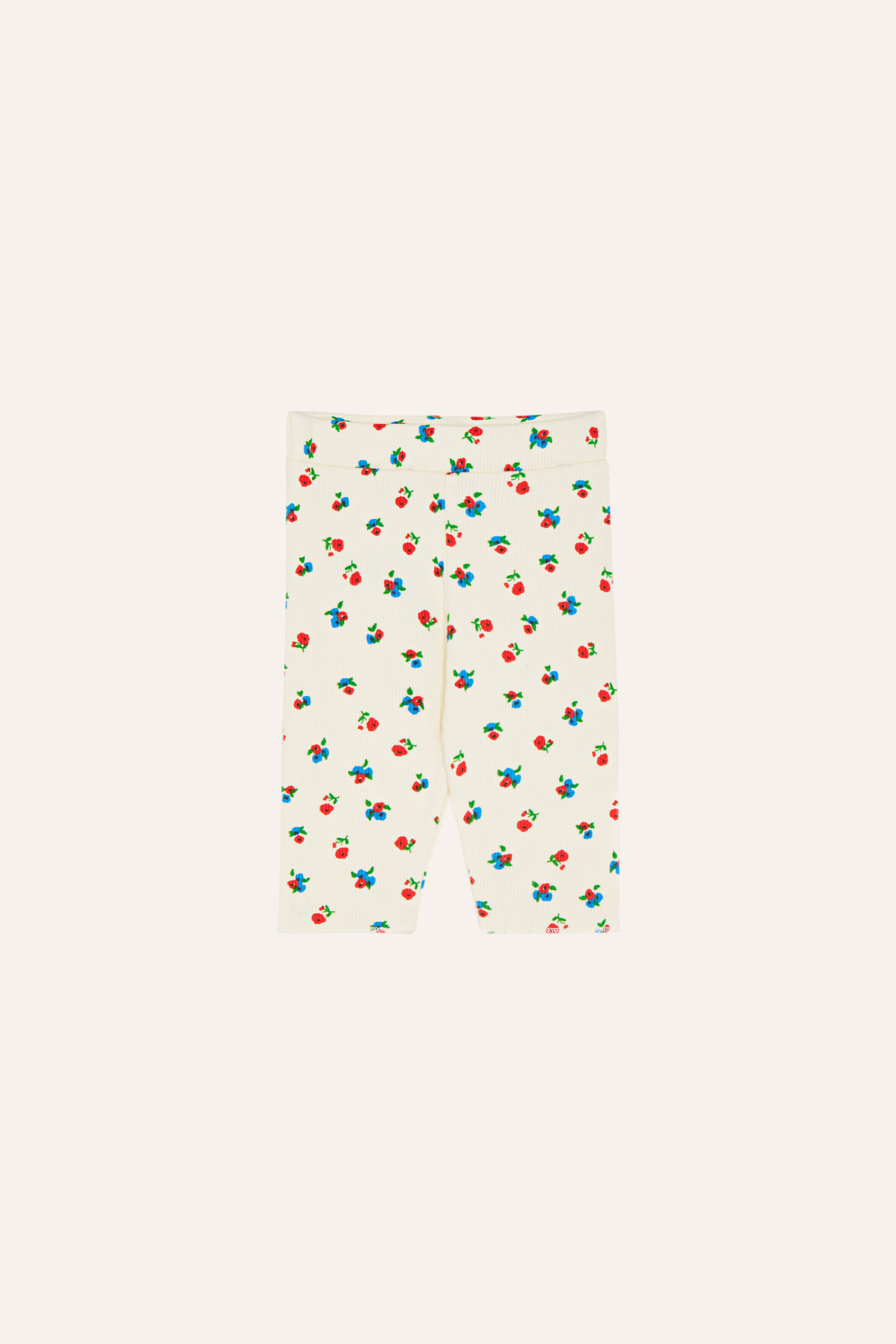 The Campamento Baby Legging Small Flowers Allover Ecru