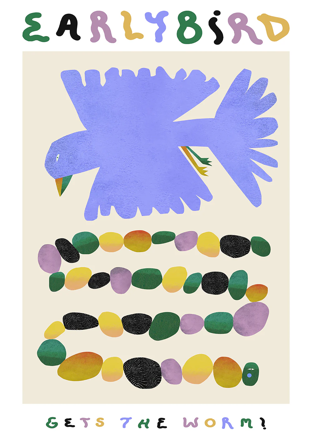 MADO Poster Early Bird Gets the Worm 30x40 cm