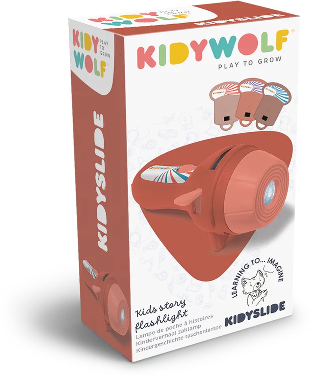Kidywolf Kidyslide Story Lamp projection Rood Circus