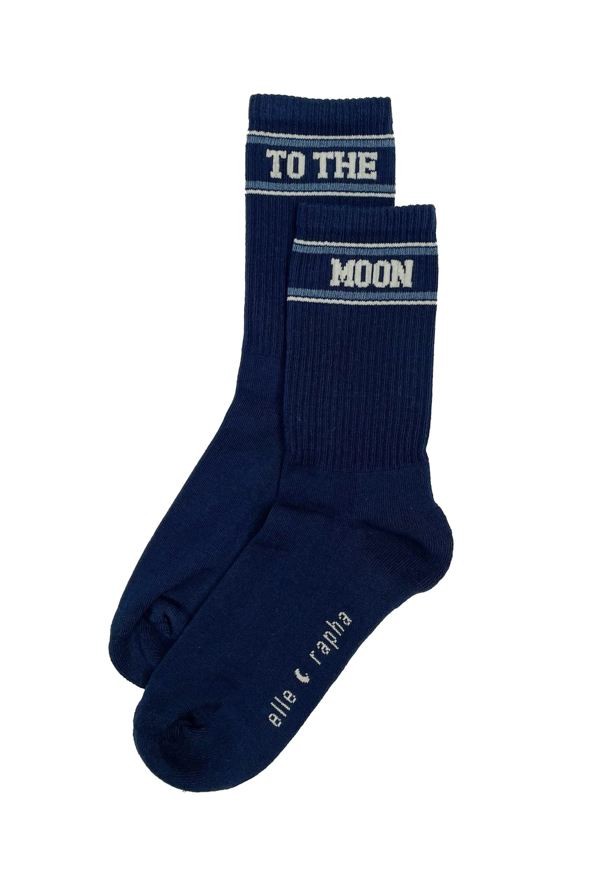 Elle and Rapha Adult Sokken To The Moon Blue maat 37-41