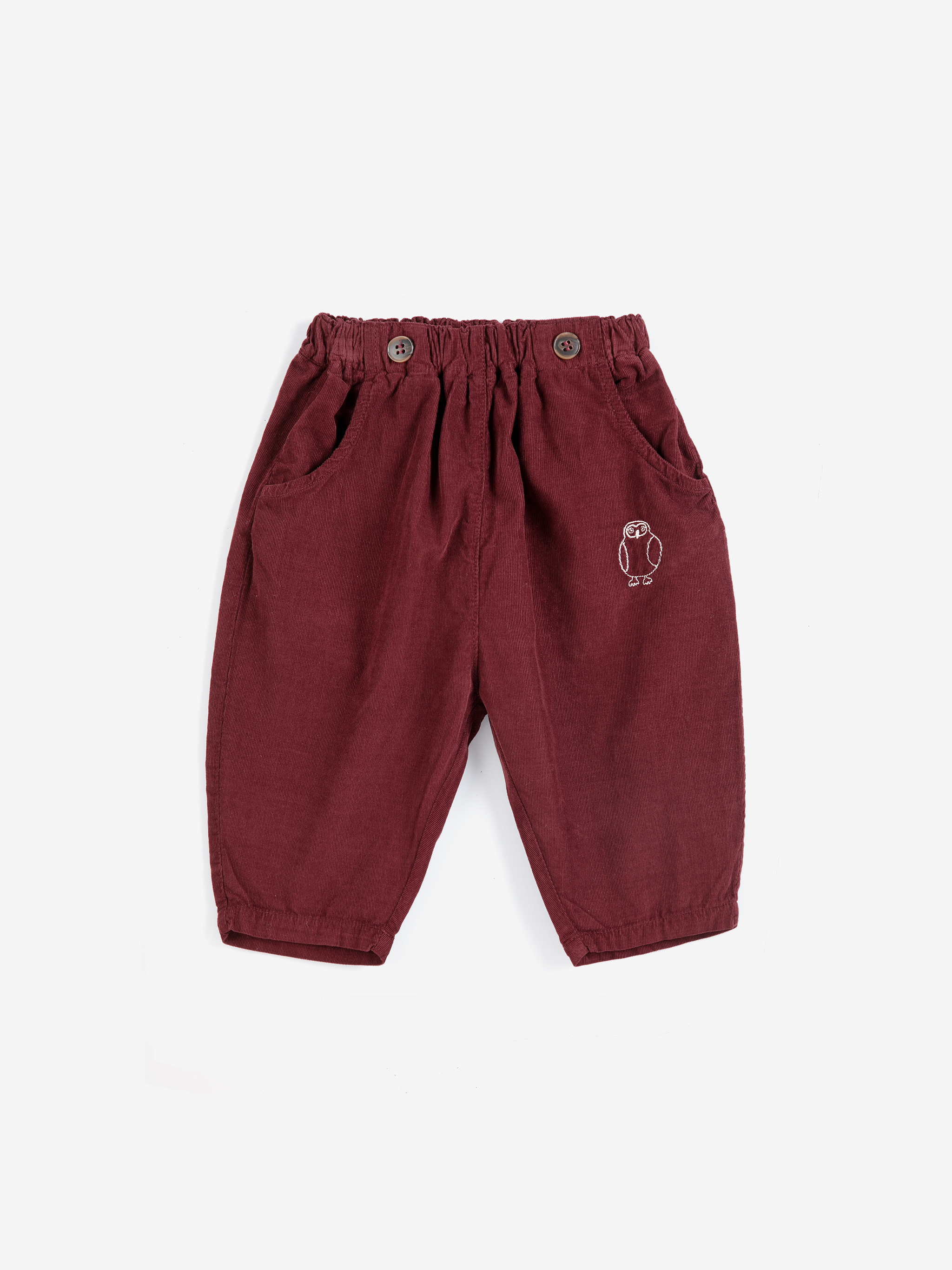 Bobo Choses Baby Broek Corduroy Curious Owl