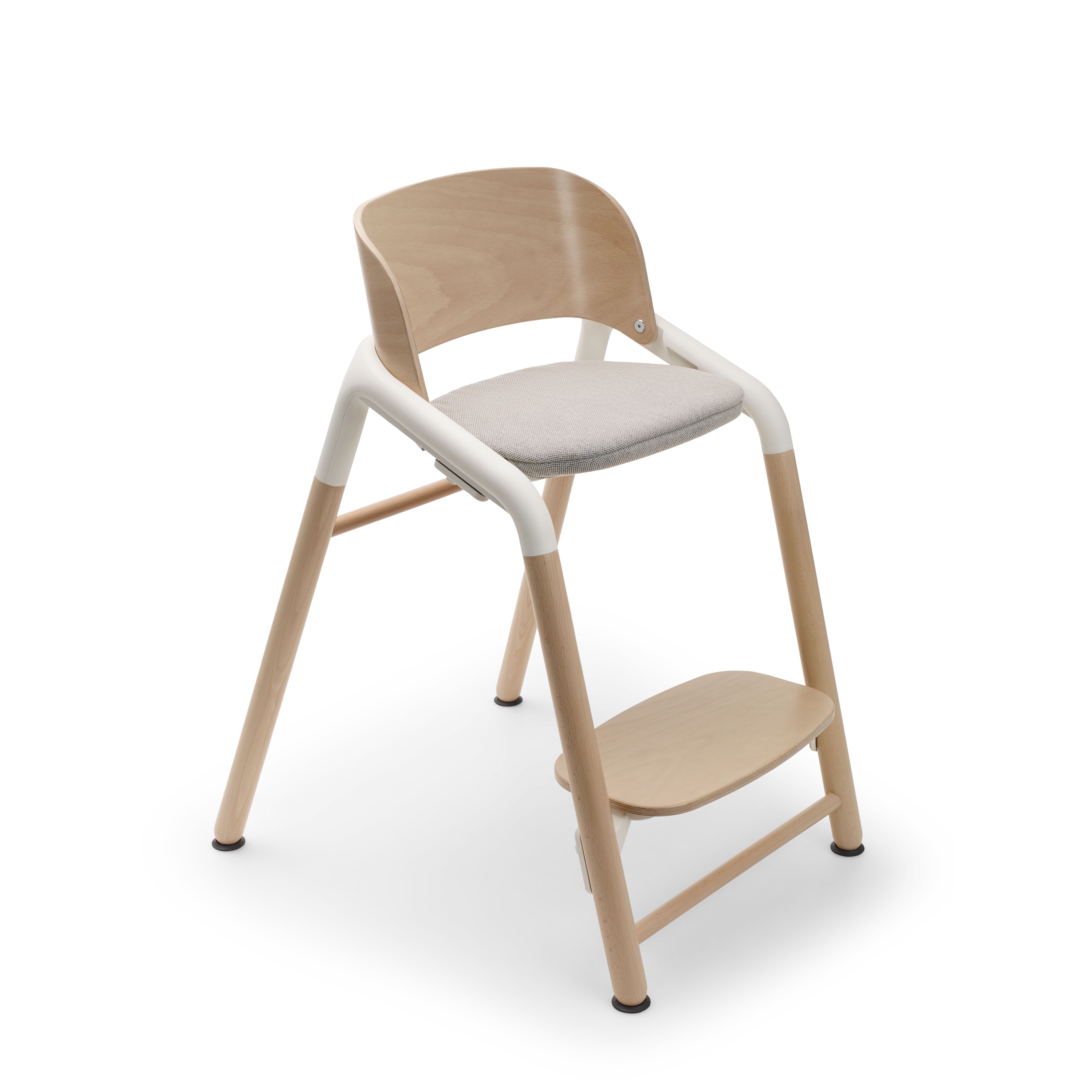 Bugaboo Eetstoel Giraffe Naturel Wood-White