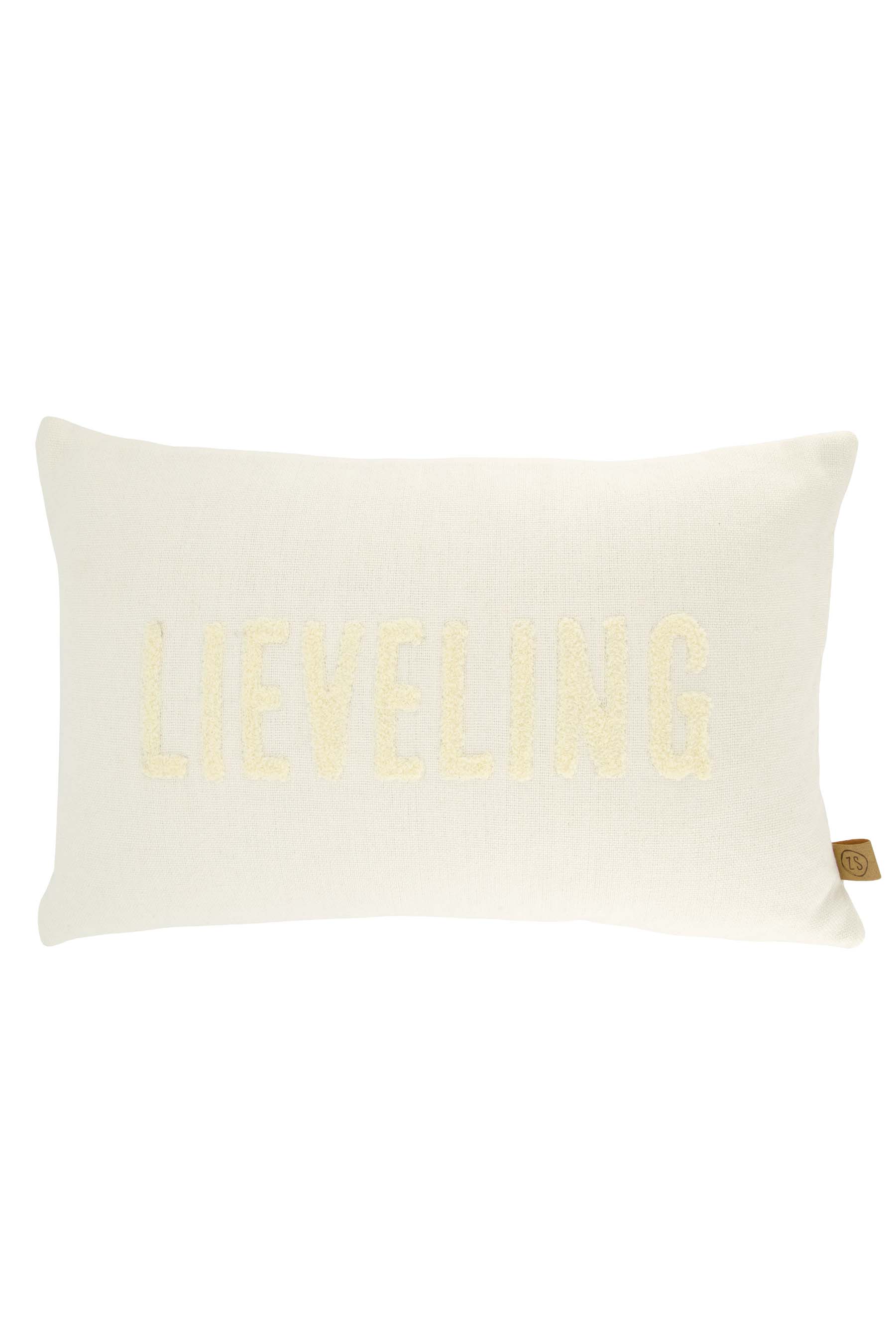 Zusss Kussen Lieveling Off White 50x30 cm