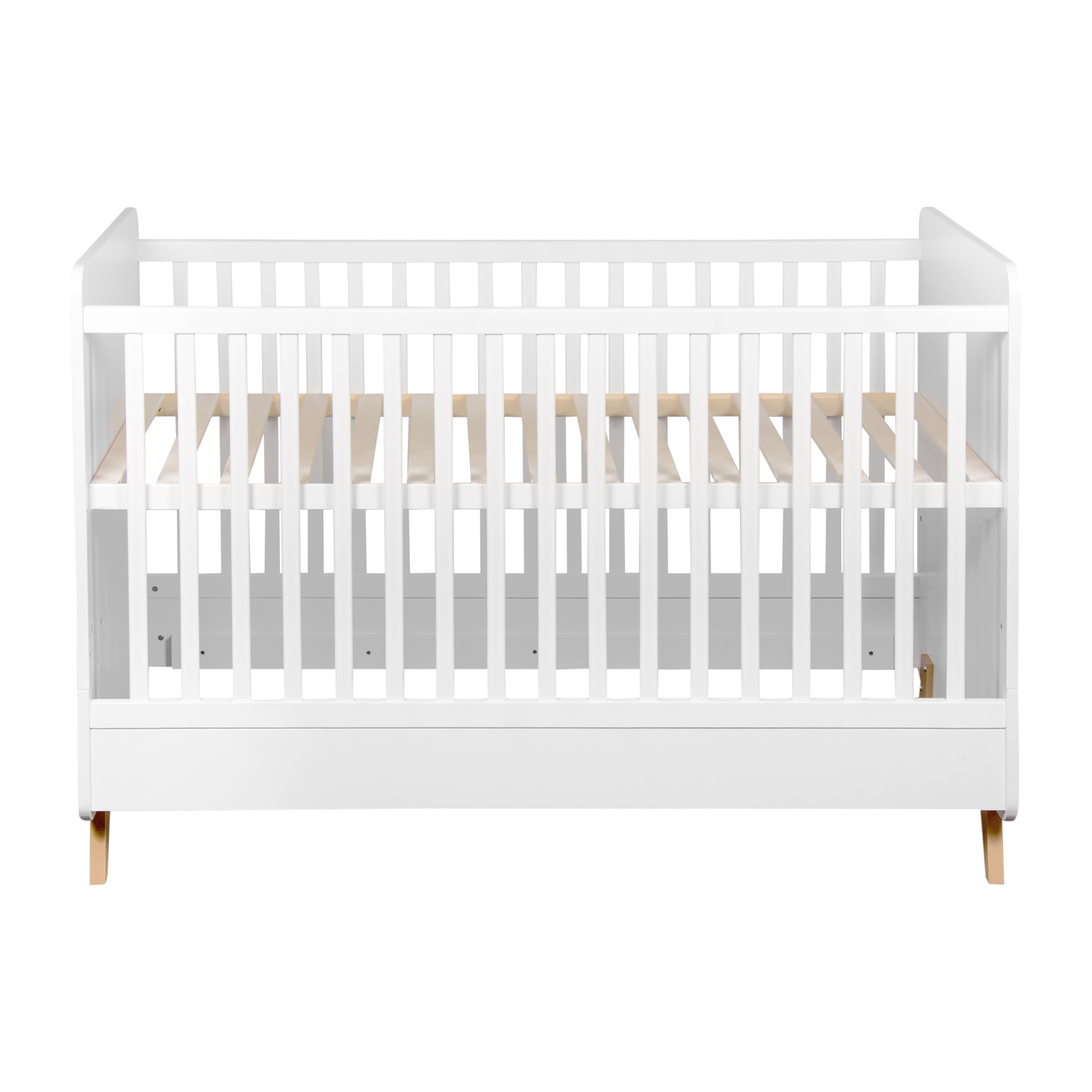 Quax Bed Loft omvormbaar tot Junior Bed Wit 140x70 cm