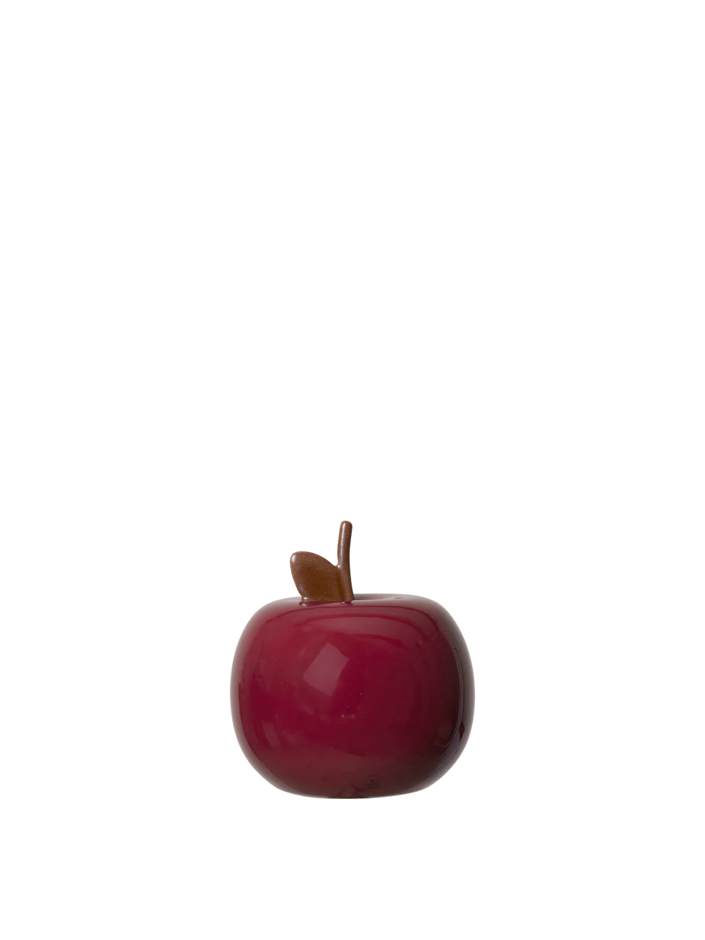 Ferm Living Spaarpot Appel Deep Red