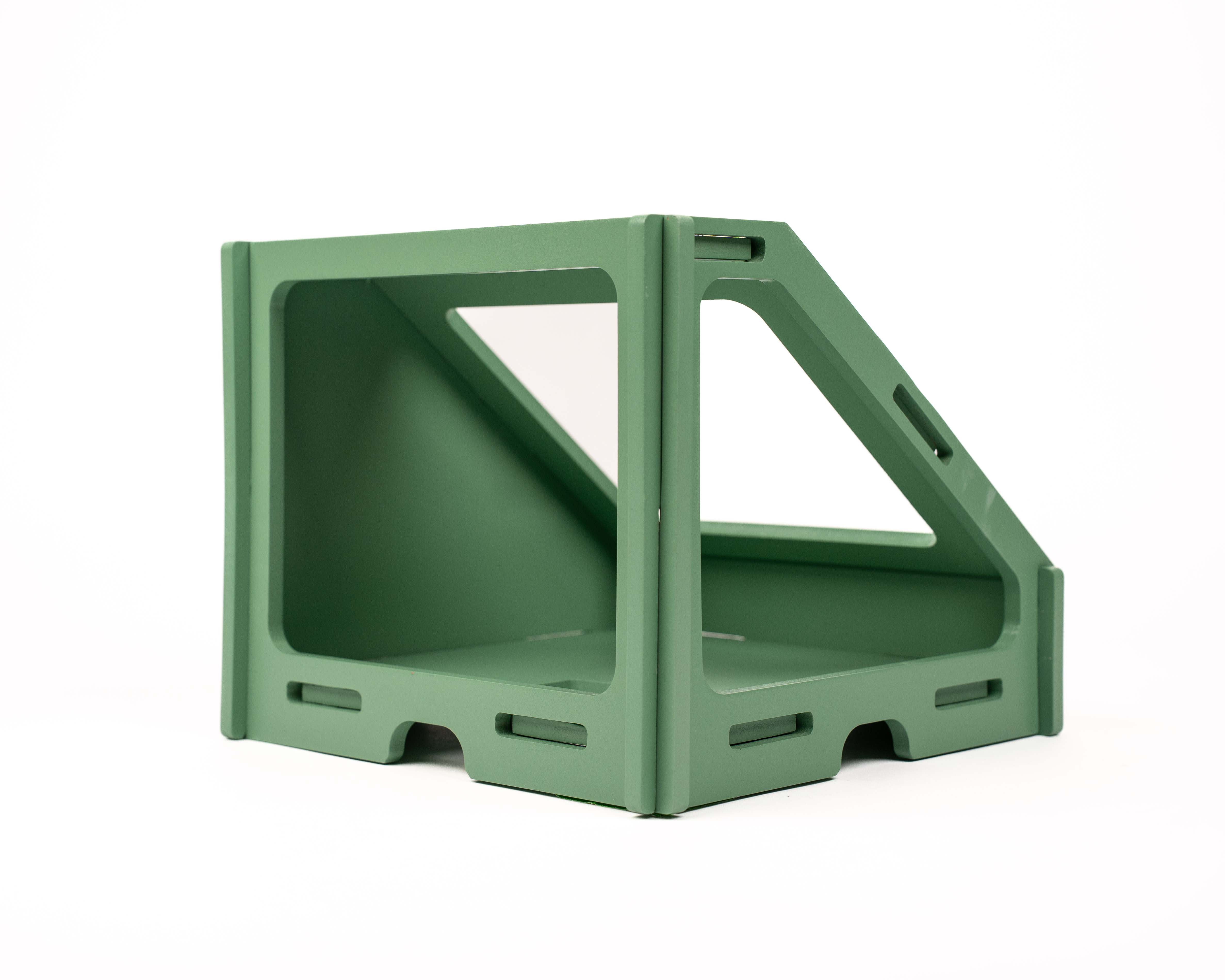 Lucu Poppenhuis Little Lofts Module Slaapkamer Groen Hout 31x31x48.5 cm